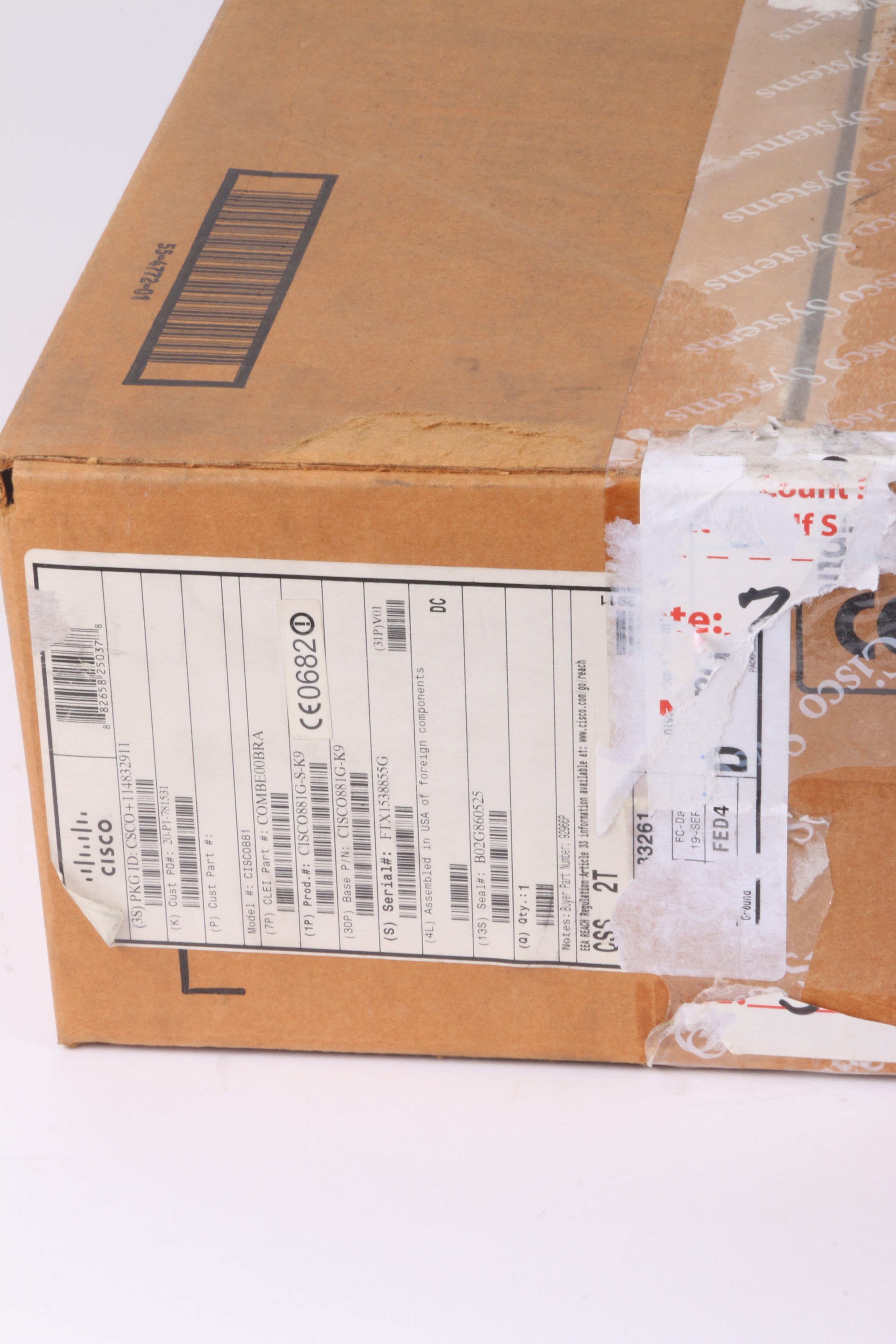 CISCO CISCO881W GN A K9 Ethernet Integrated Router