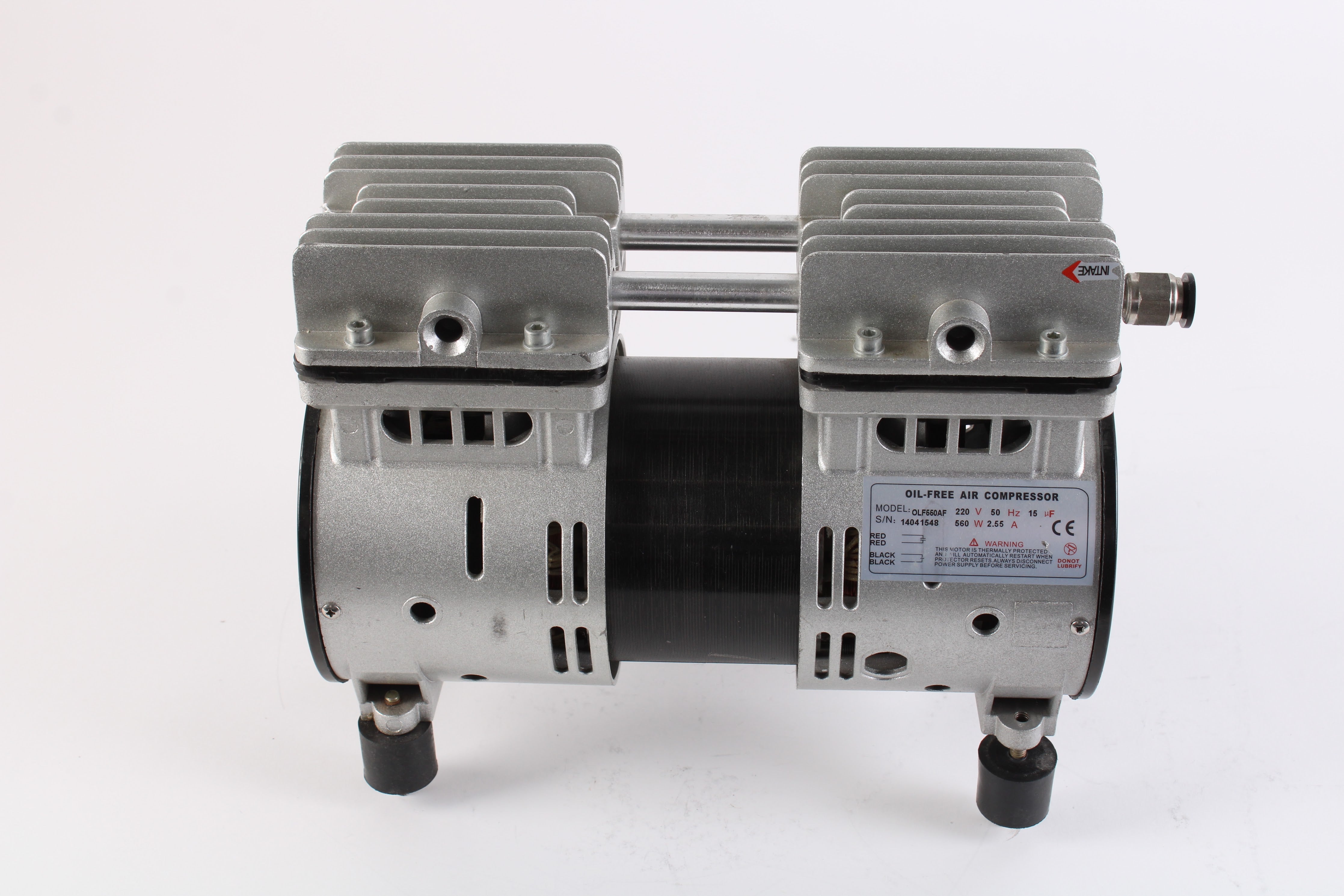 Sunsource OLF550AF 220V 50 Hz 560W Oil-Free Air Compressor - Feet Bent ...