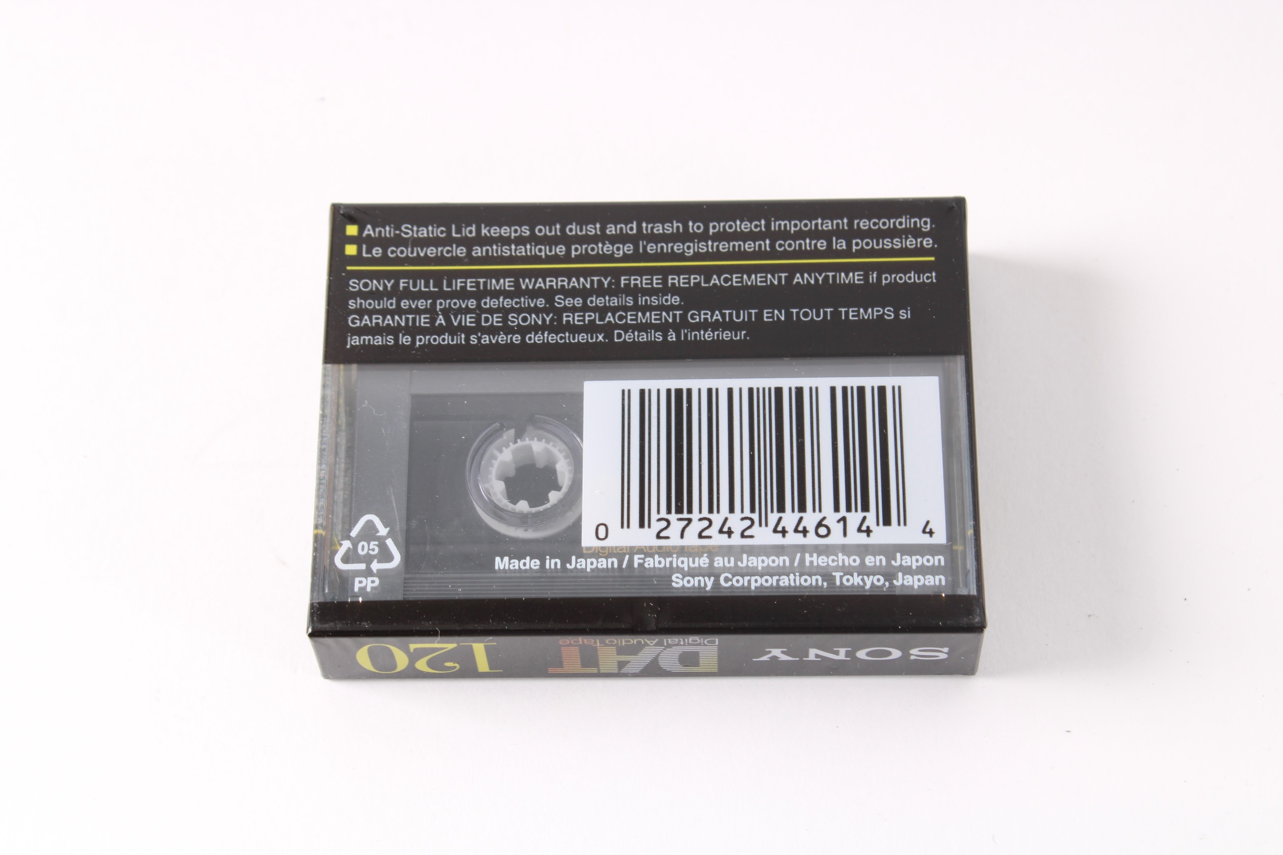 Sony DT-120RA Digital Audio Tape Cassette 120 Minutes Single Item - NE