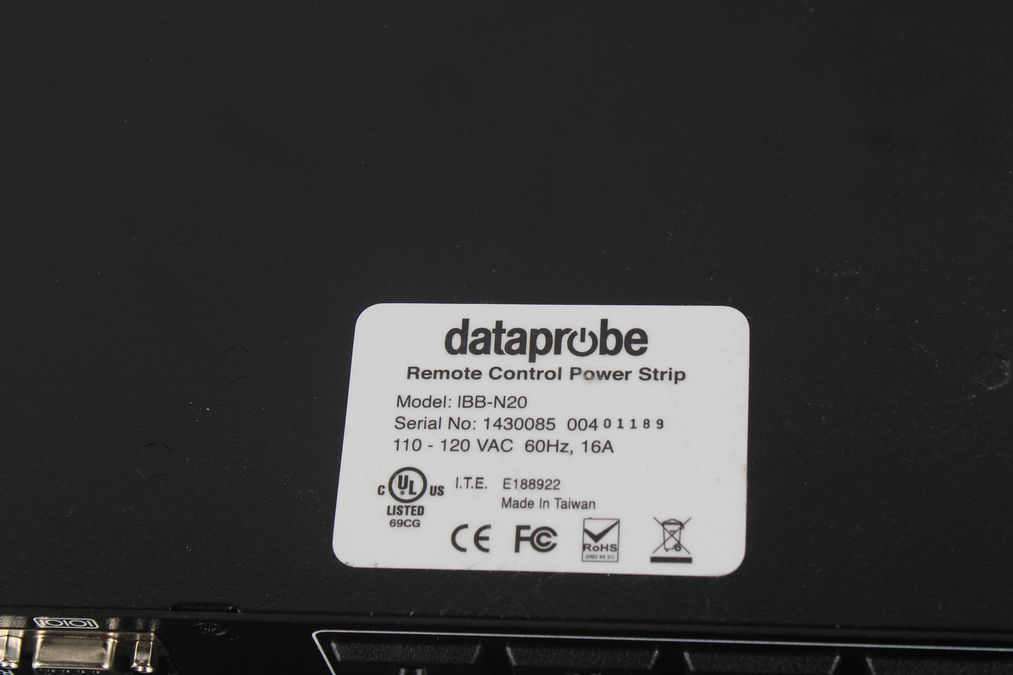 Dataprobe IBB-N20 Remote Control Power Strip – NTC Tech