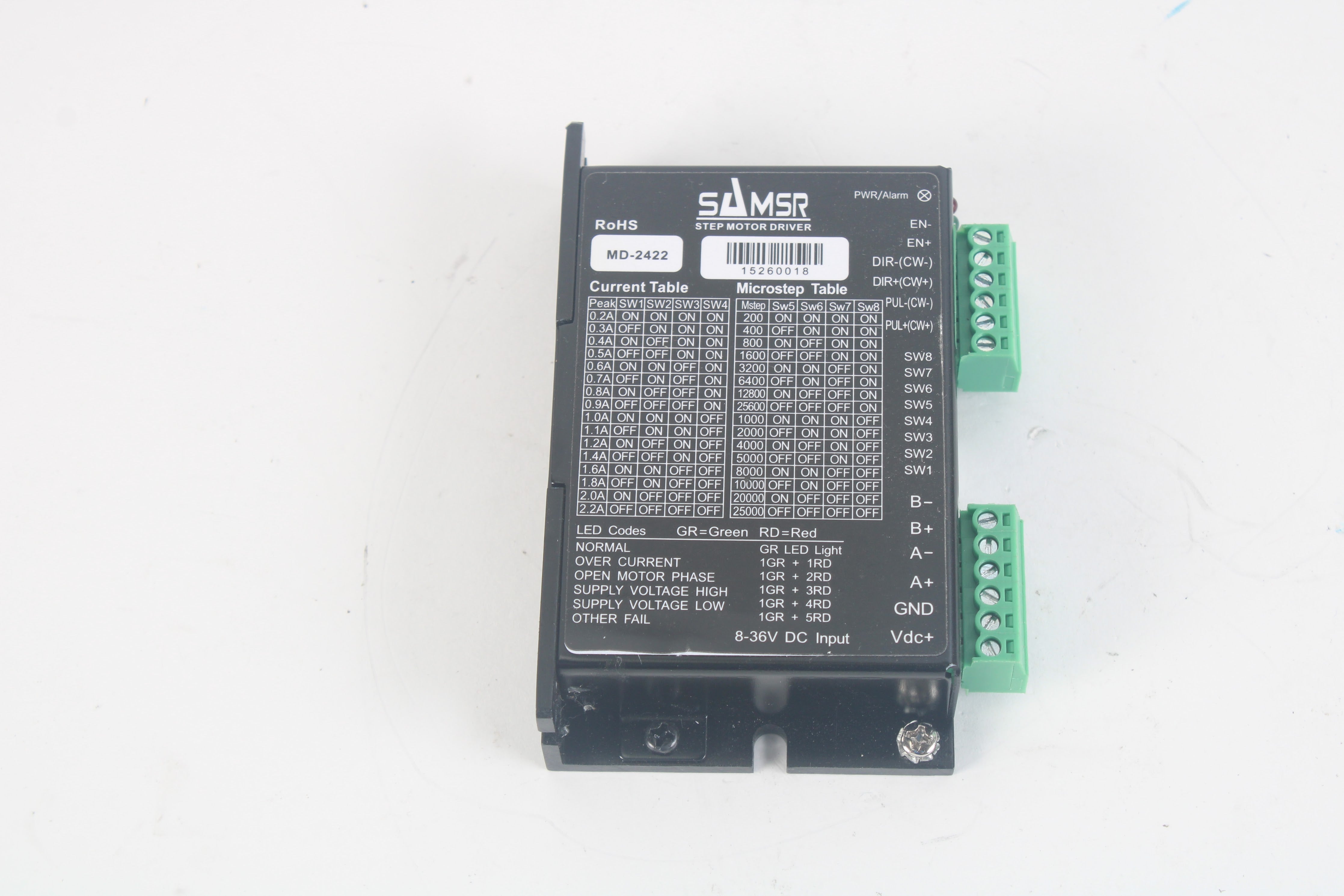 Samsr MD-2422 Stepping Motor Drive – NTC Tech