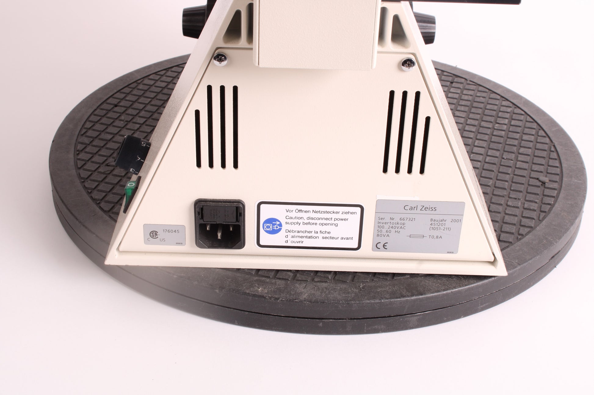 Carl Zeiss Invertoskop Inverted Contrast Microscope W/ Ocular Lens & O ...