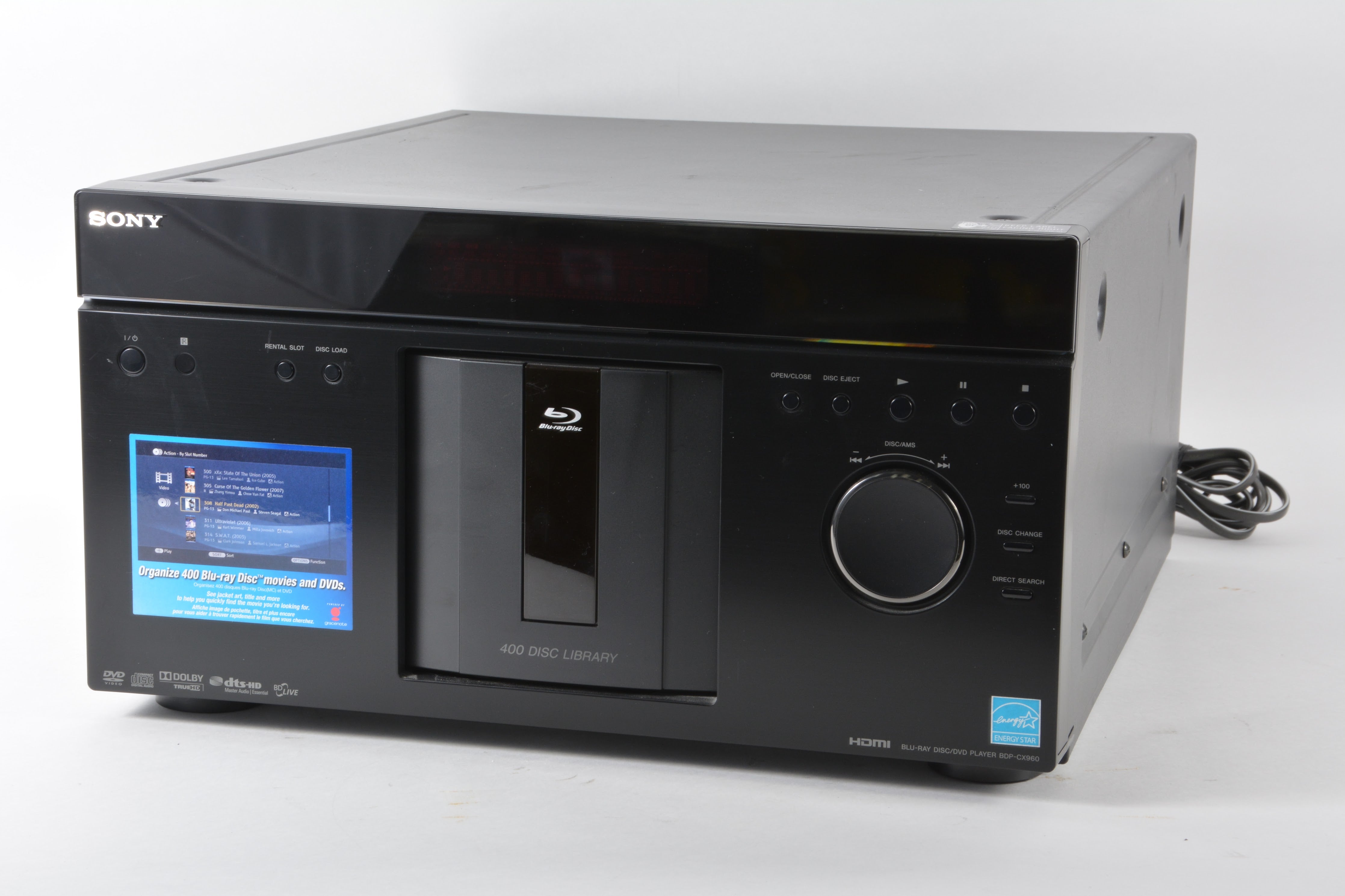 Sony BDP-CX960 HDMI 400 Disc Blu-ray / DVD MegaChanger – NTC Tech
