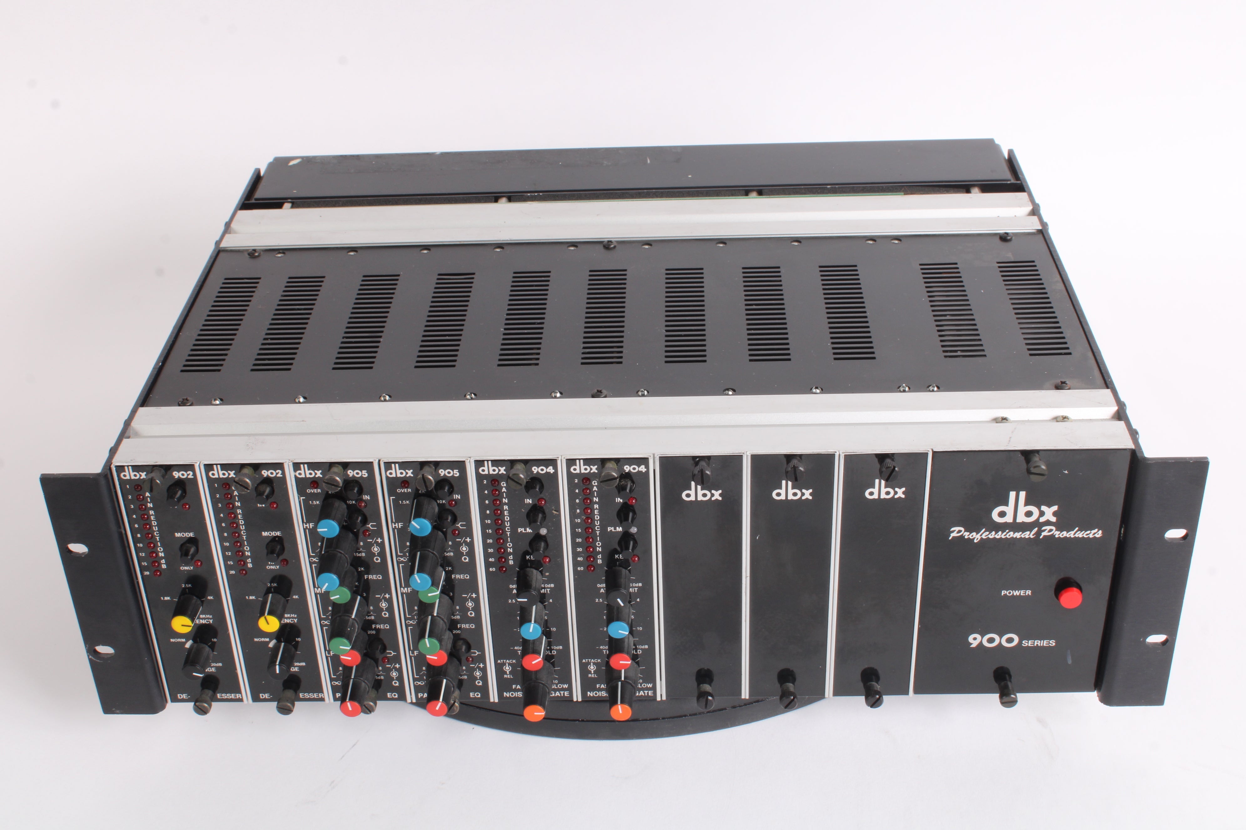 DBX 900 Series Rack + 2x 902 + 2x 905 + 2x 904 Modules – NTC Tech