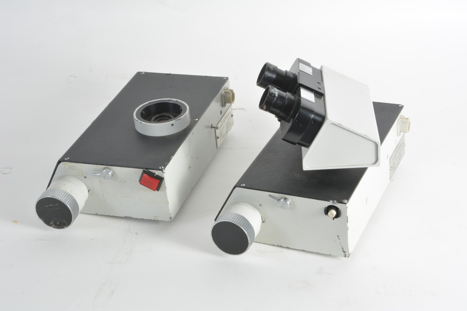 Lot of 2 Vickers Instruments Instr. No. 1887 Microscope Parts, Head ...