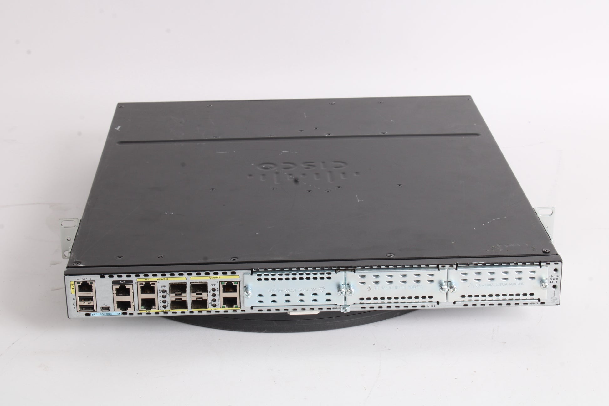 Cisco ISR4431/K9 Integrated Services Router W/ 2x PWR-4430-AC & 3x NIM ...
