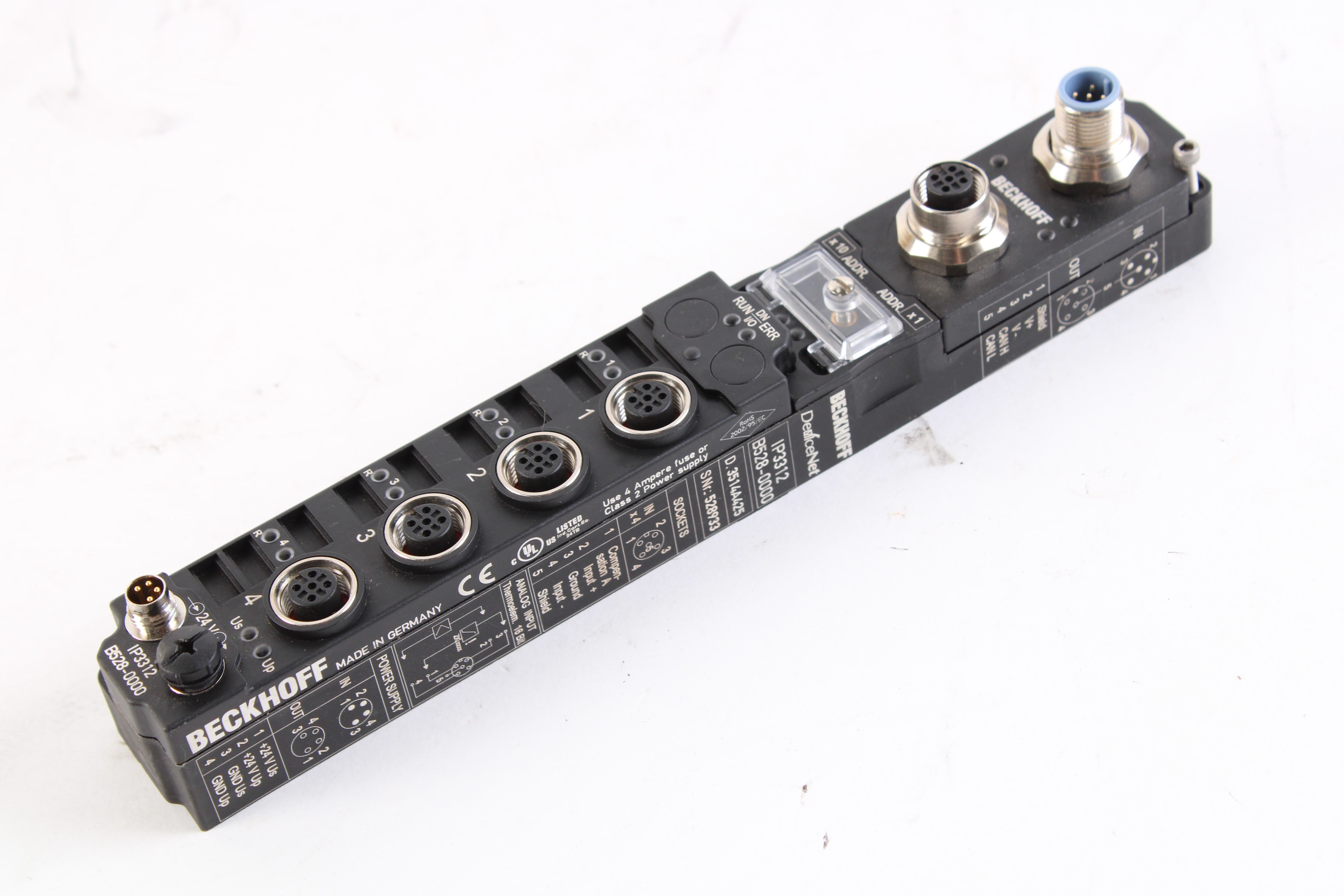 Beckhoff Device Beckhoff IP3312 B528-0000 Digital Input Compact Module – NTC Tech