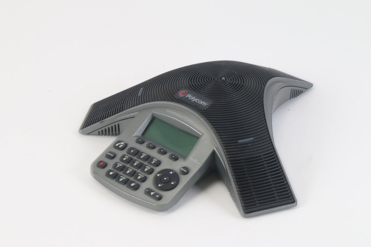 Polycom Model 5000 Power Polycom SoundStation IP 5000 VoIP Phone for Small Conference Rooms Gra ...