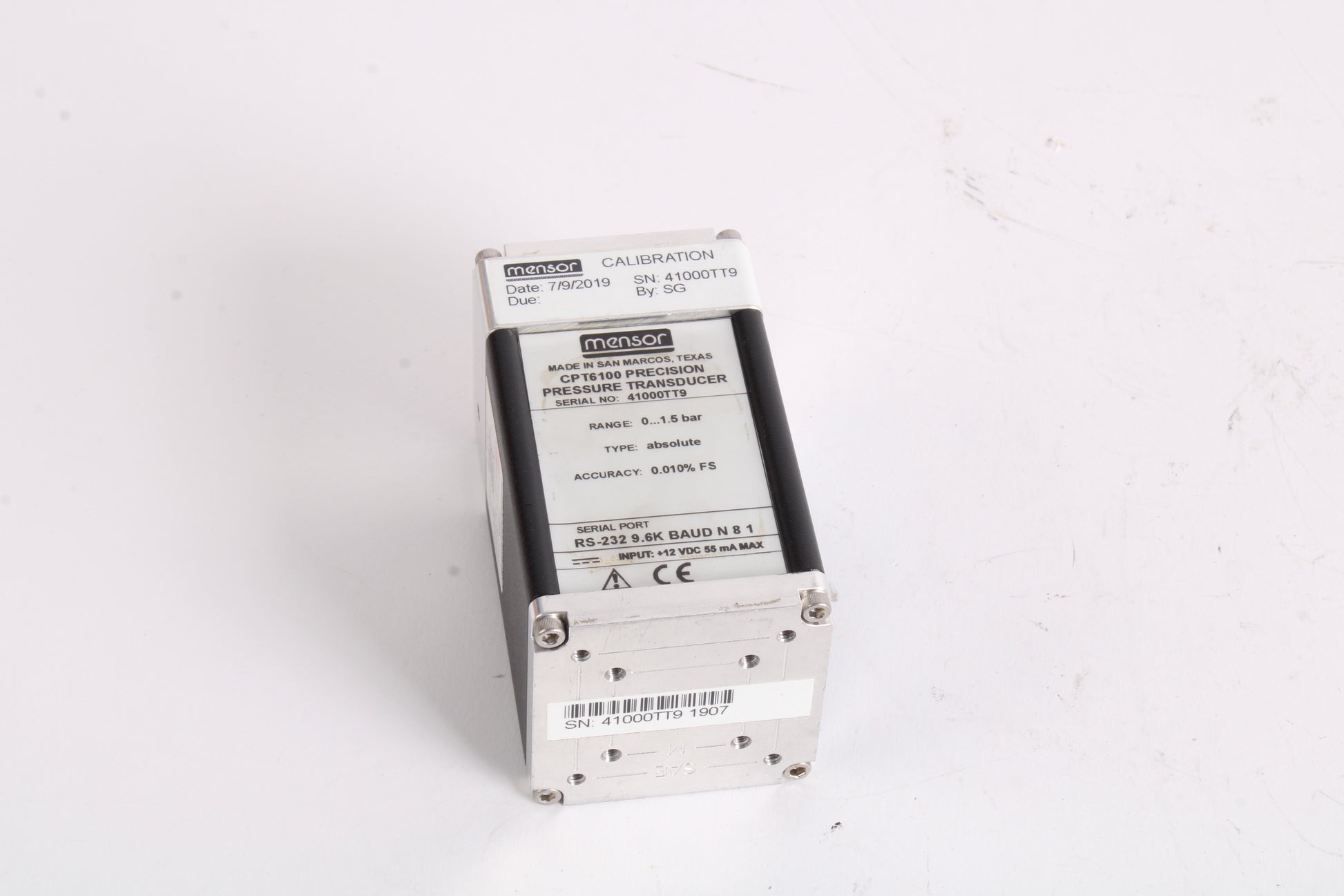 Mensor CPT6100 Precision Pressure Transducer Absolute, 0...1.5 bar, 0 ...