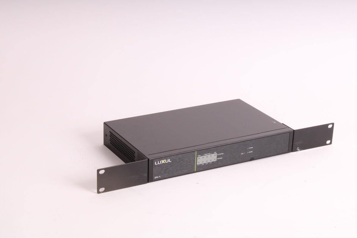 Epic Internet Router Luxul ABR-4500 Epic 4 Multi-WAN Gigabit Router With Rack Ears – NTC Tech