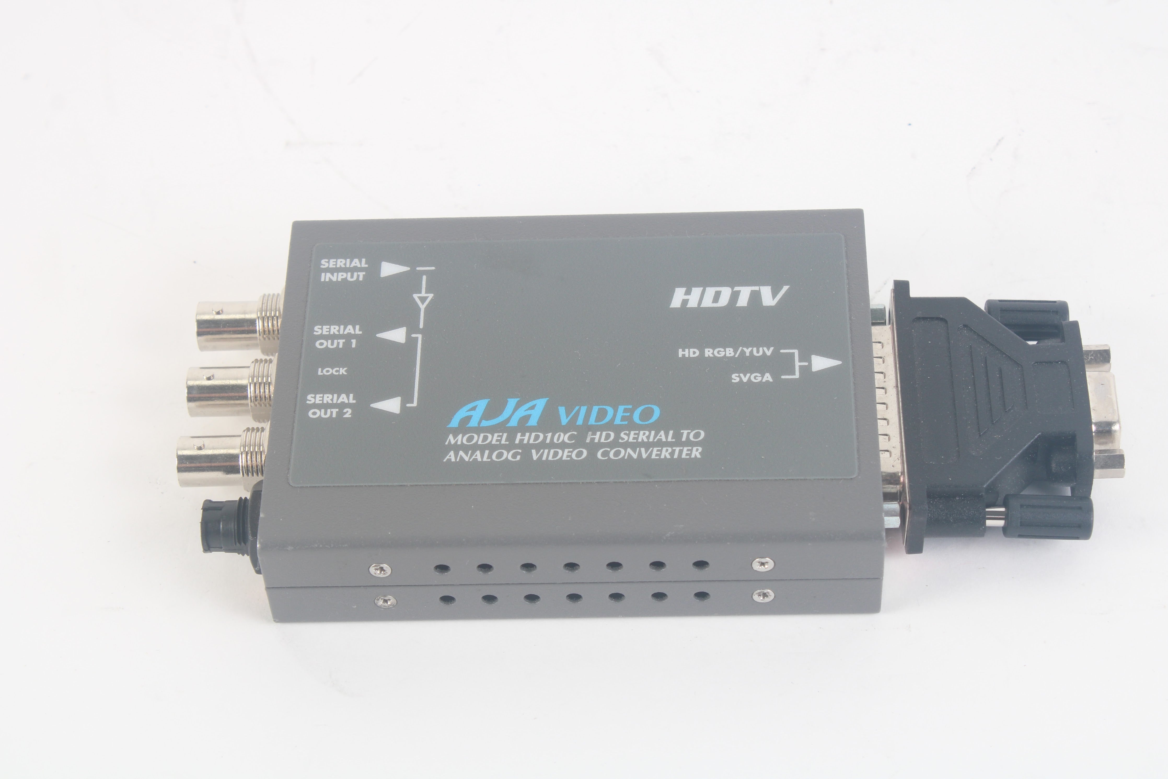 Component Convert AJA HD10C HDTV Serial Digital to Component Converter 02012 - No Power ...