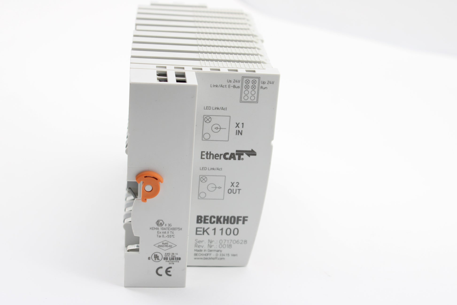 Beckhoff EK1100 EtherCAT EL3314, EL3681, 6x EL2262, EL9100, EL9011 Bus ...