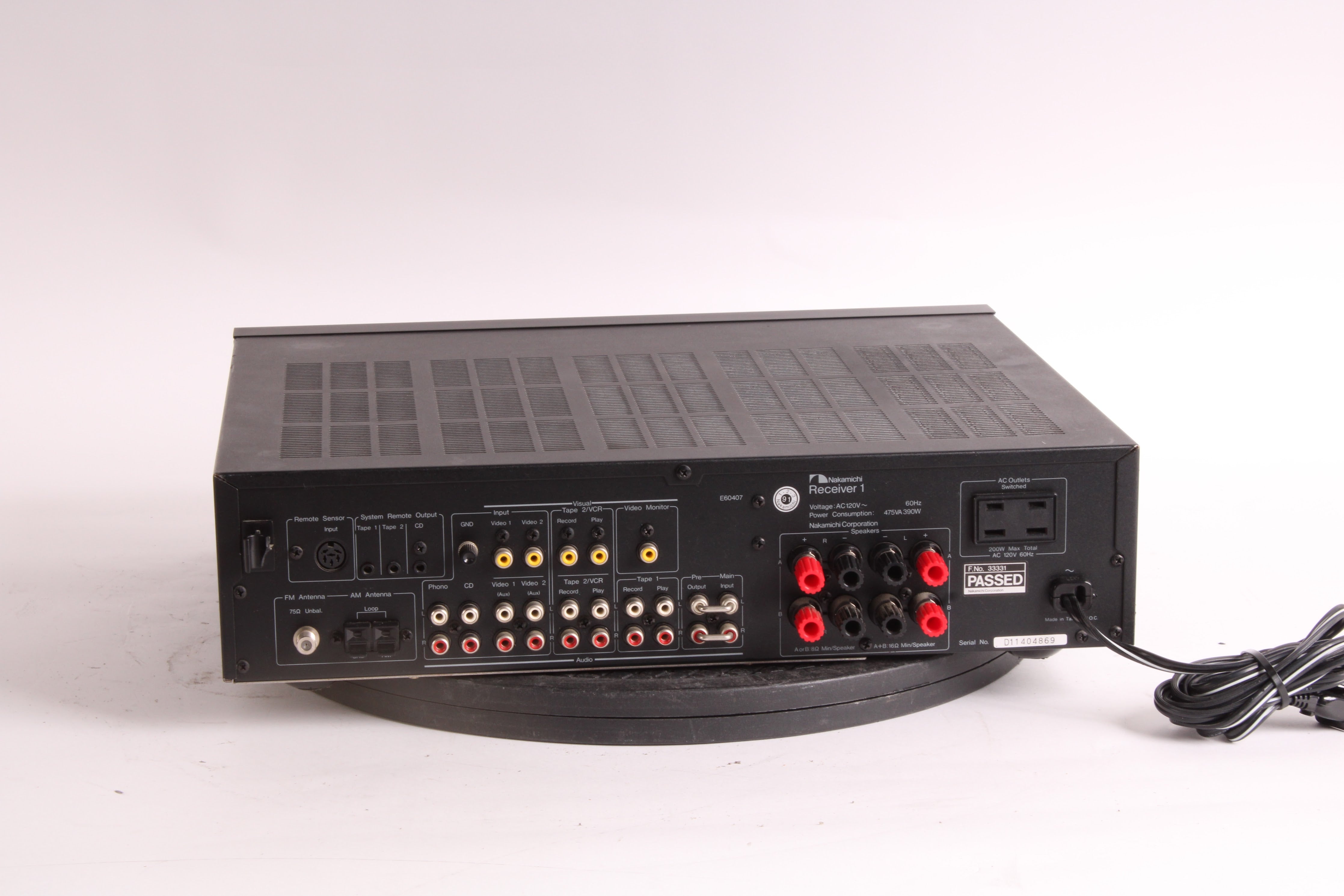 Nakamichi Receiver 1 AM / FM Stereo Receiver - AS IS – NTC Tech