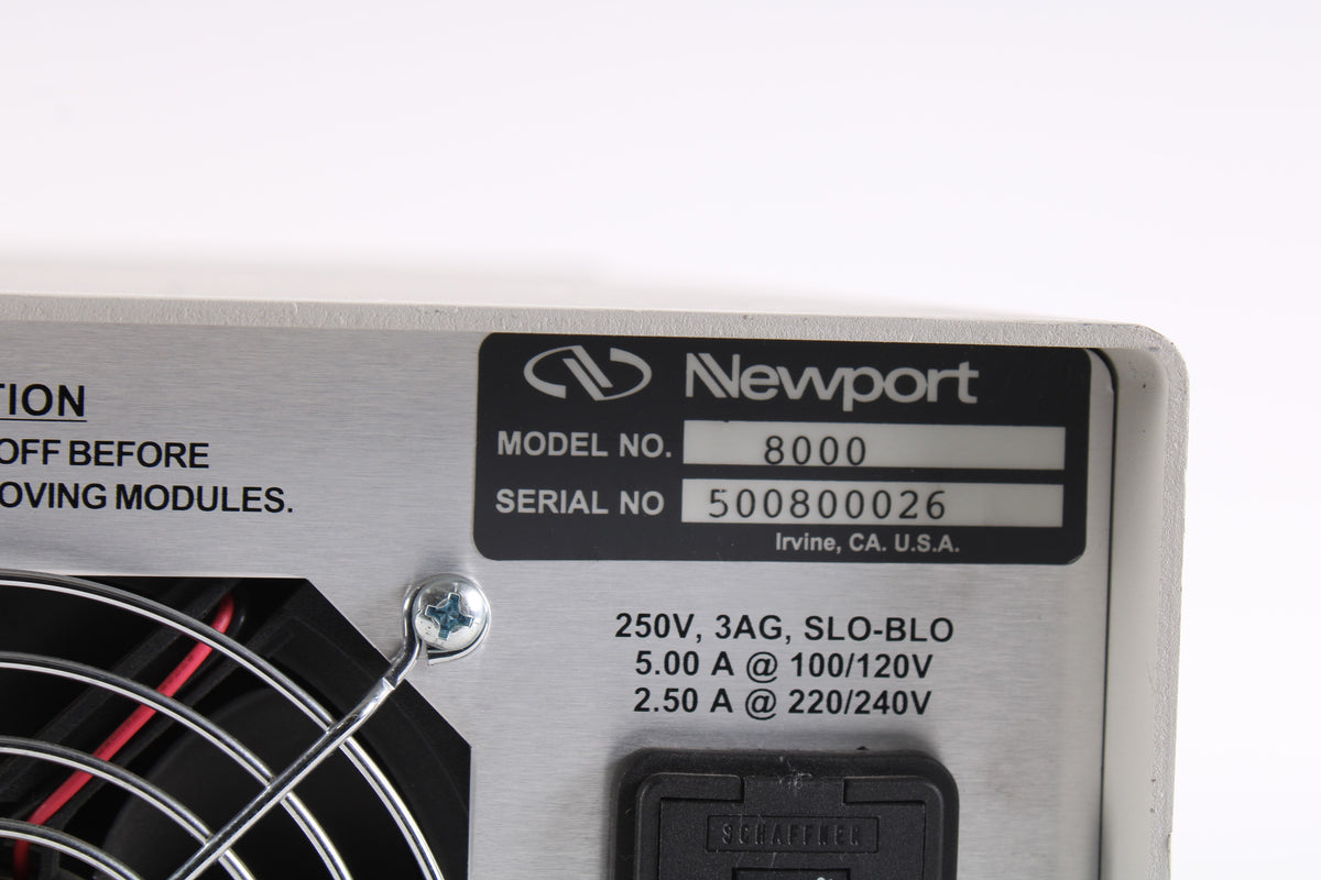 Newport Rake Torque Controller Newport 8000 Modular Controller W/ Processor, Newport 8510D Laser & 86 ...