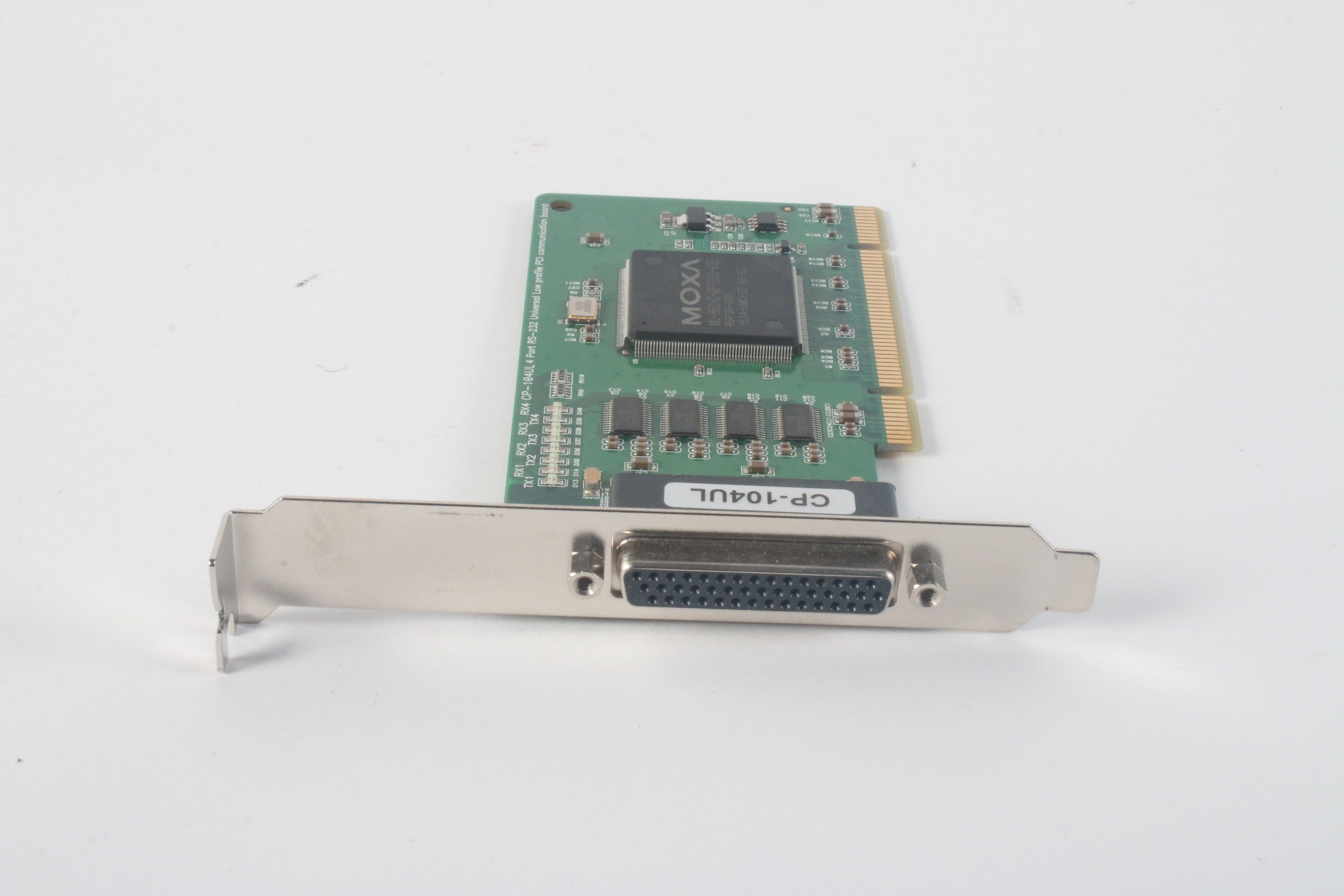 Moxa CP-104UL4 Universal Low Profile PCI Communication Board Module ...
