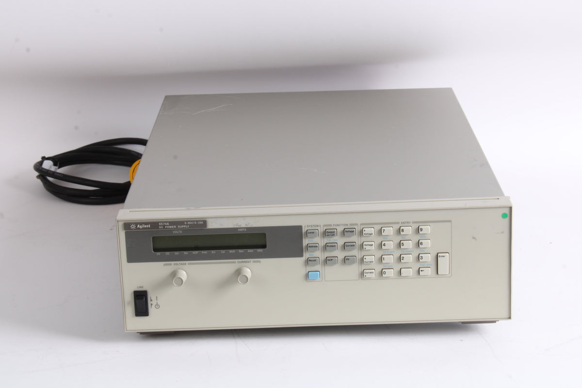 6574 Module Agilent HP 6574A 0-60V, 0-35A, 2000W Single Output DC Power Supply - N ...