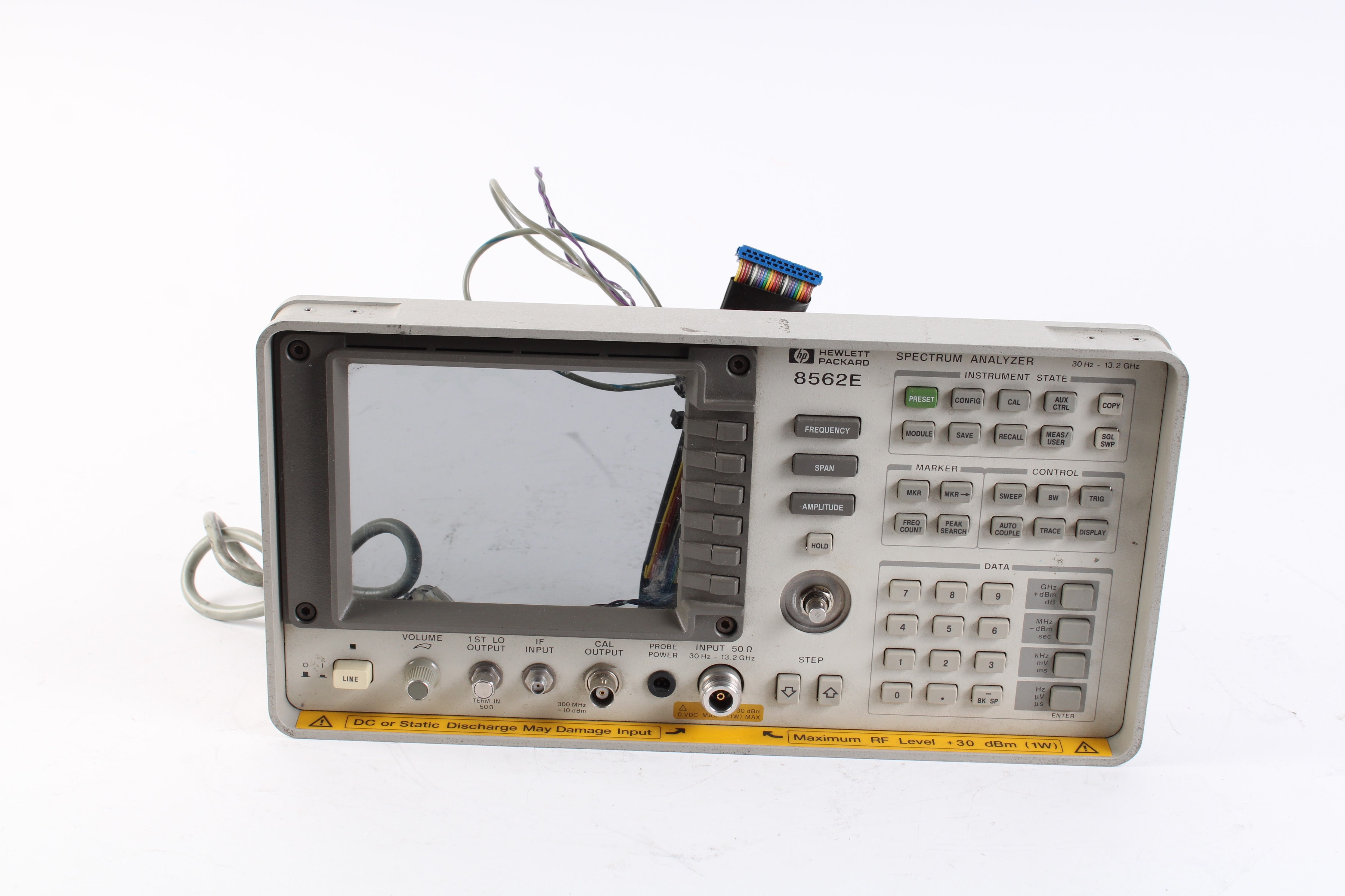 HP / Agilent / Keysight 8562E Spectrum Analyzer Front Panel – NTC Tech