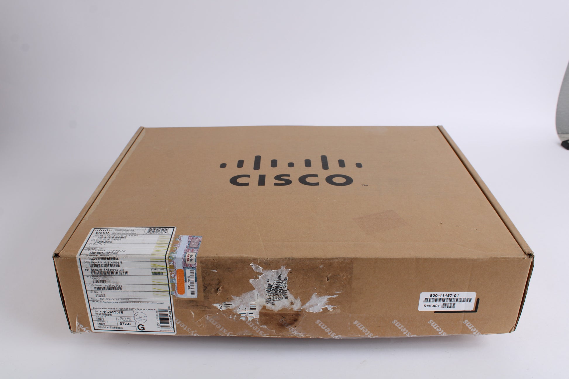 Ventilateur Pour Châssis Cisco 4506-E, Modèle WS-X4596-E, Reconditionné