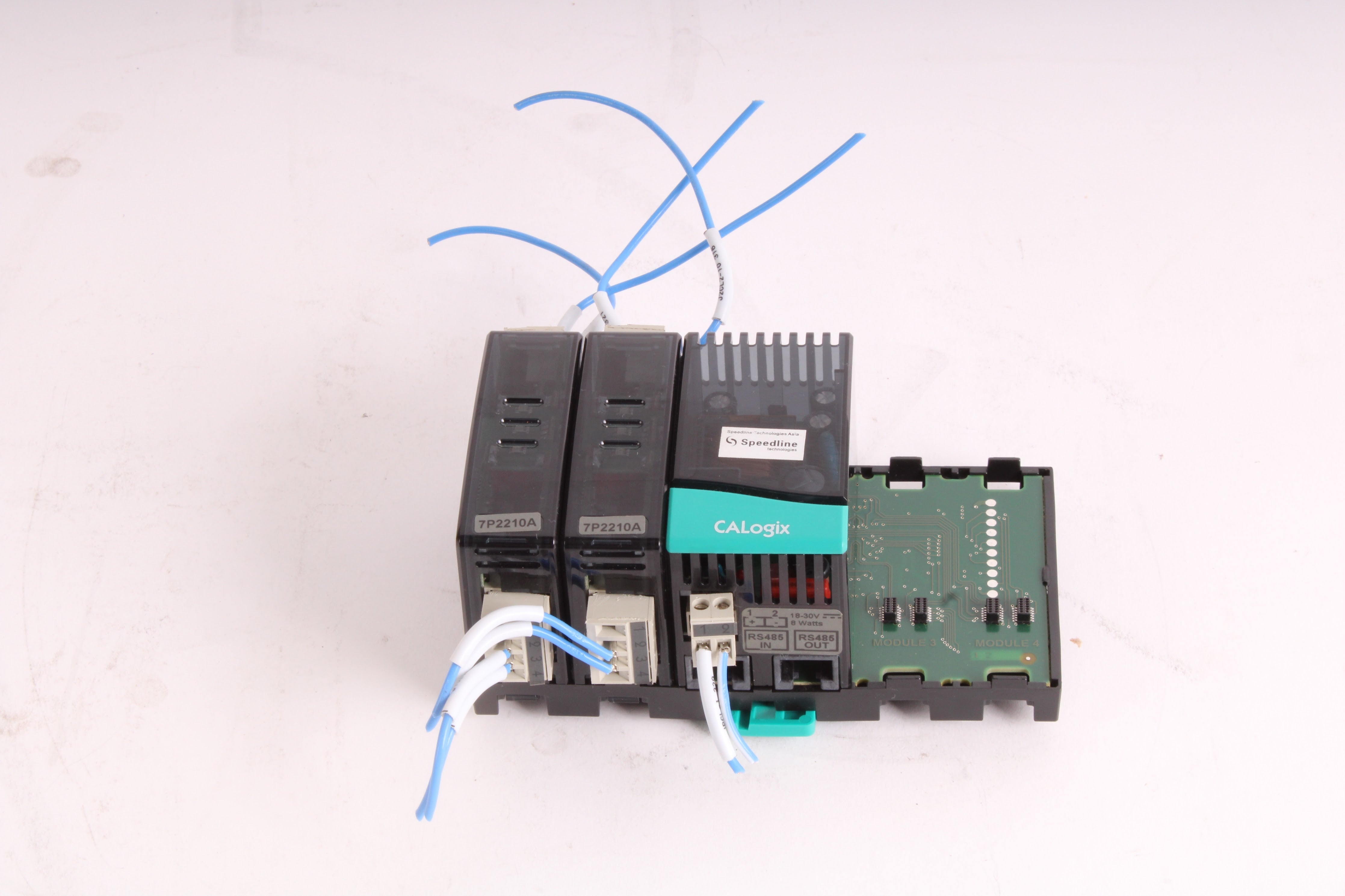 CALogix 7C00002400 Base Unit 2x 7P2210A000 PID Process Modules – NTC Tech