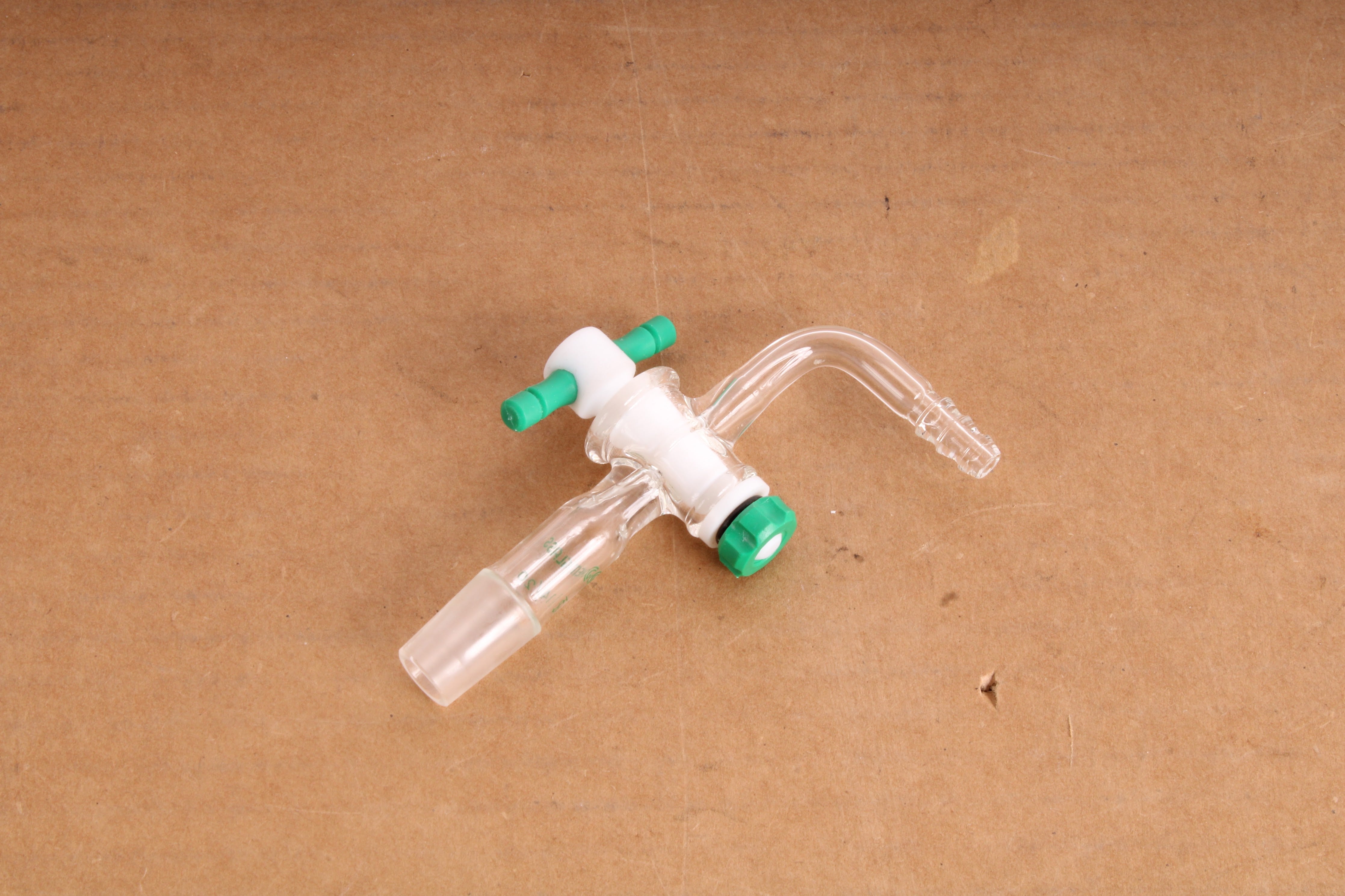 Adapter Flow Chemglass Adapter Flow Control 90 Degree 2mm Stpk, 14/20 Inner Joint C ...