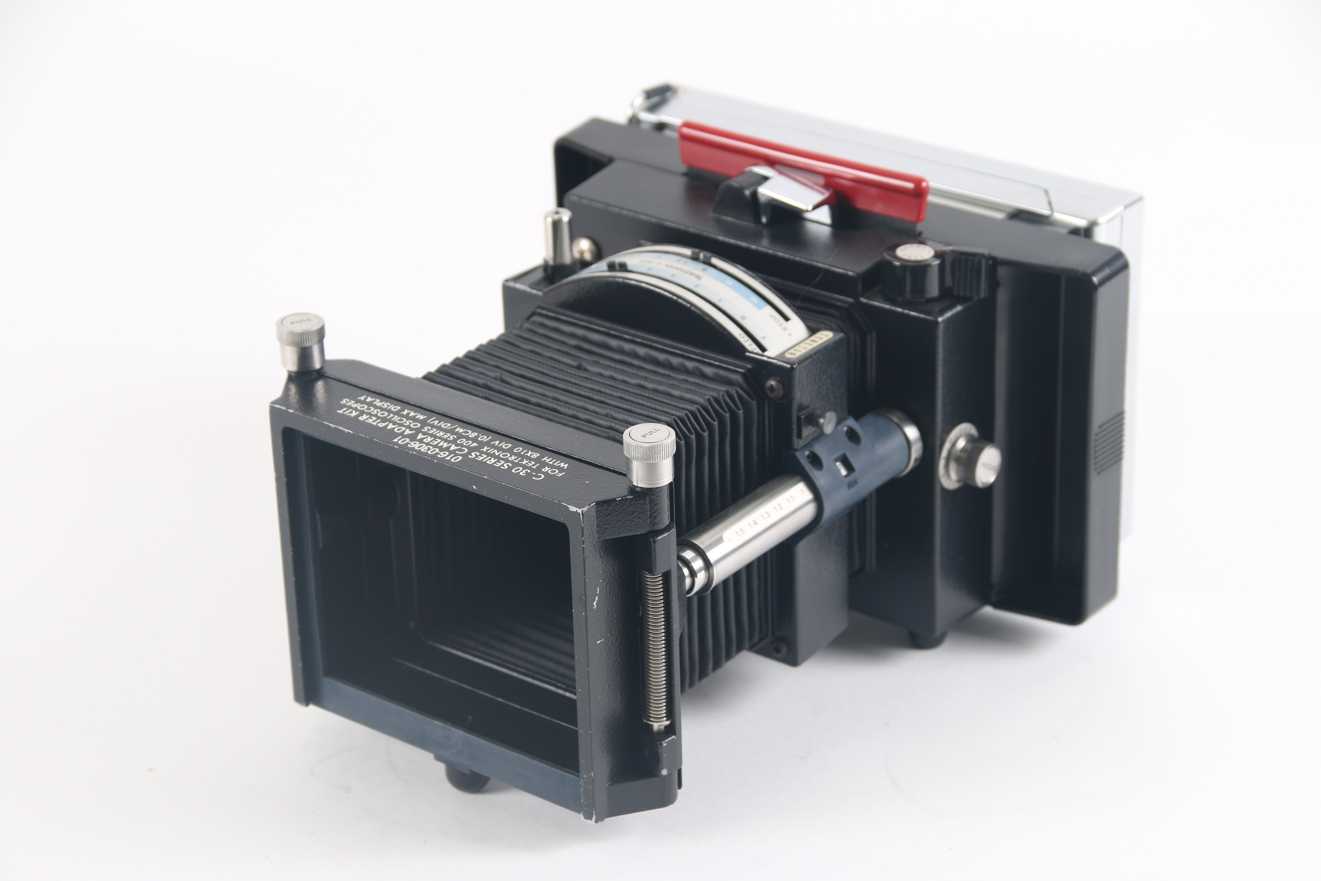 Tektronix C-30B Polaroid Camera W/016-0306-01 Adapter 112-0752-02 Pack ...