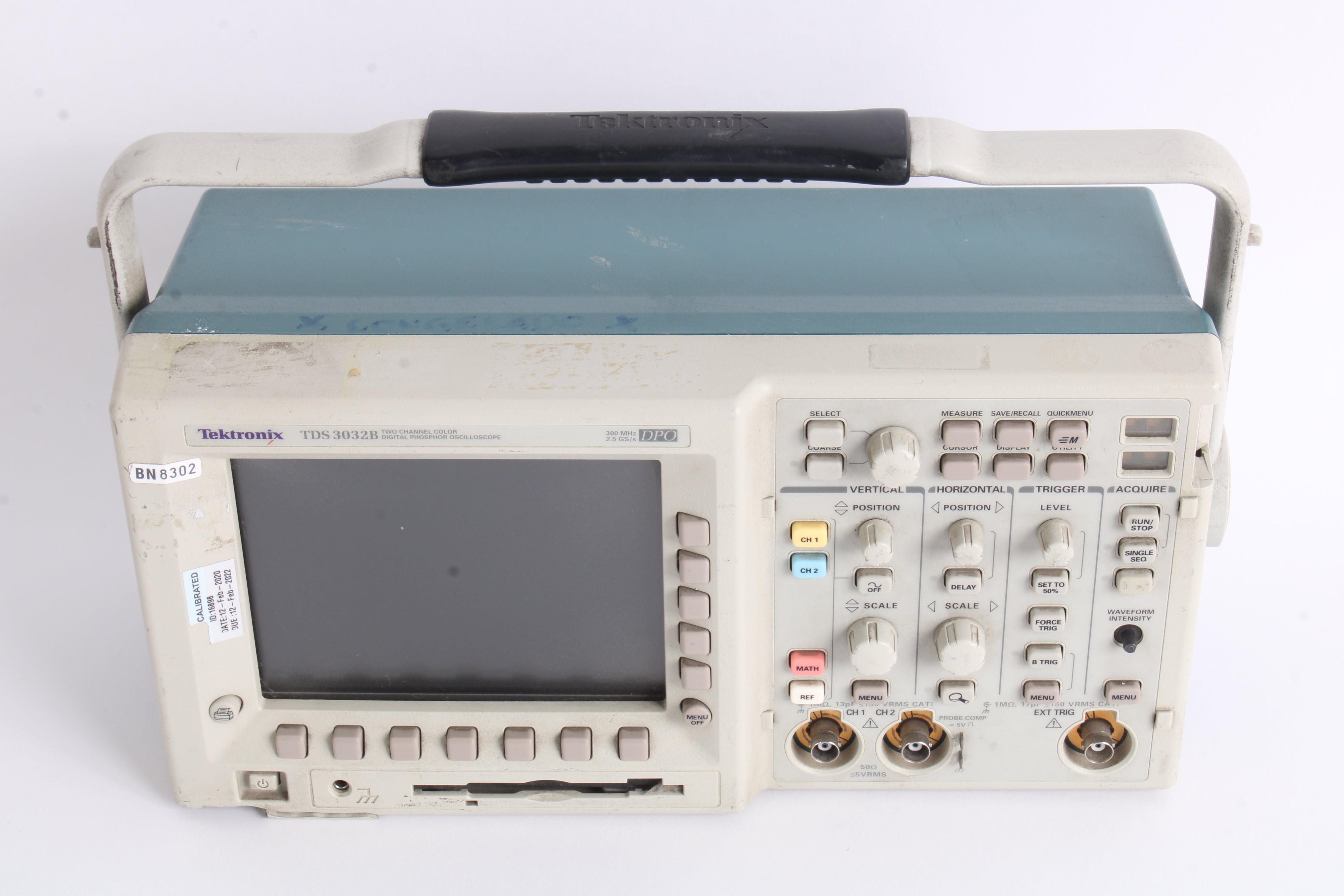 Tektronix TDS 3032B Two-Channel Color Digital Phosphor Oscilloscope ...