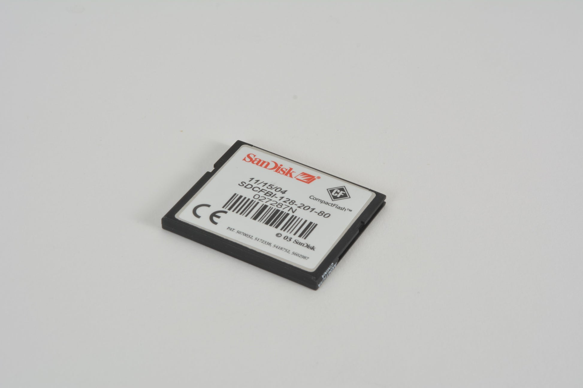 Transcend 128MB CompactFlash (CF) carte mémoire 128 Mo - TS128MCF80 Transcend 128MB CompactFlash (CF) carte mémoire 128 Mo - TS128MCF80