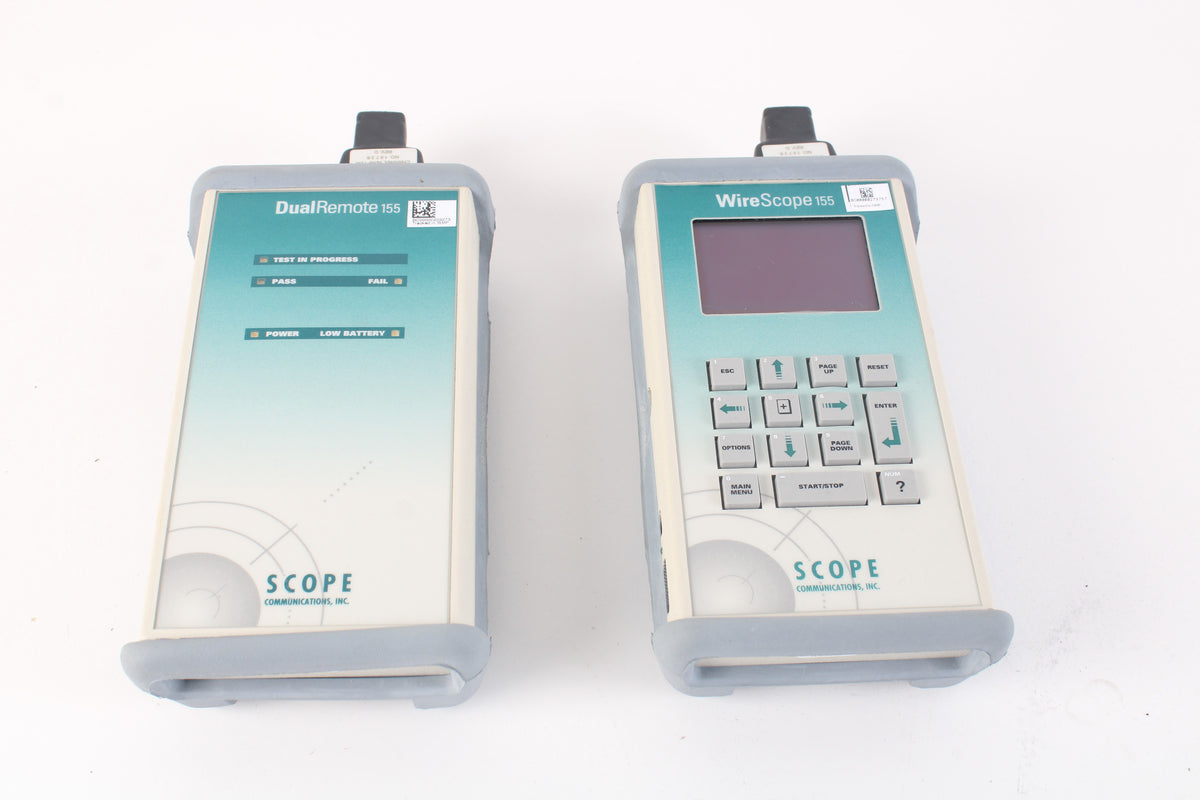 Scope Wire Scope Communications WireScope 155/Dual Remote 155 W/ Accessories - AS ...