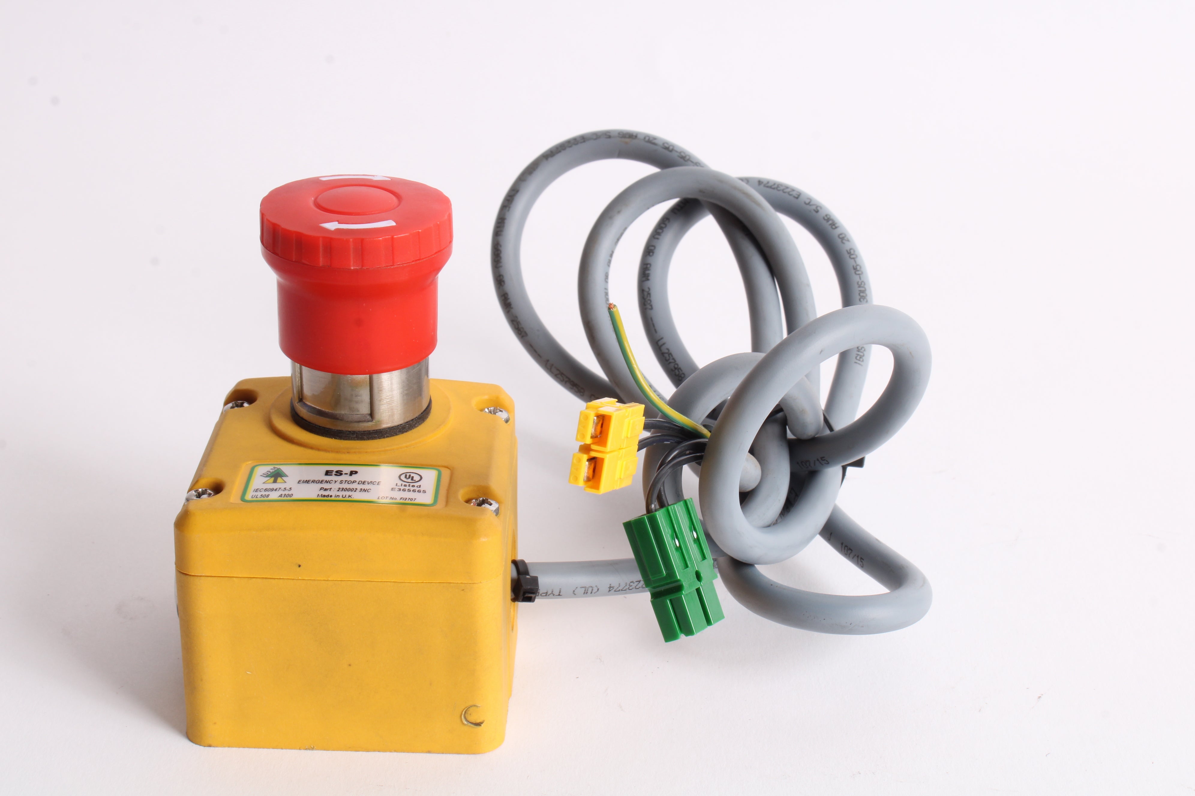 IDEM 230002 3NC Emergency Stop Device Single Pushbutton 3-Pole Safety ...