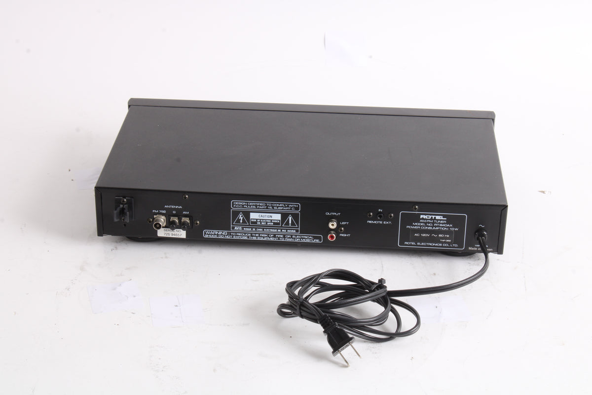 Rotel Rtc 940ax Rotel RT-940AX AM/FM Stereo Tuner Preamplifier – NTC Tech