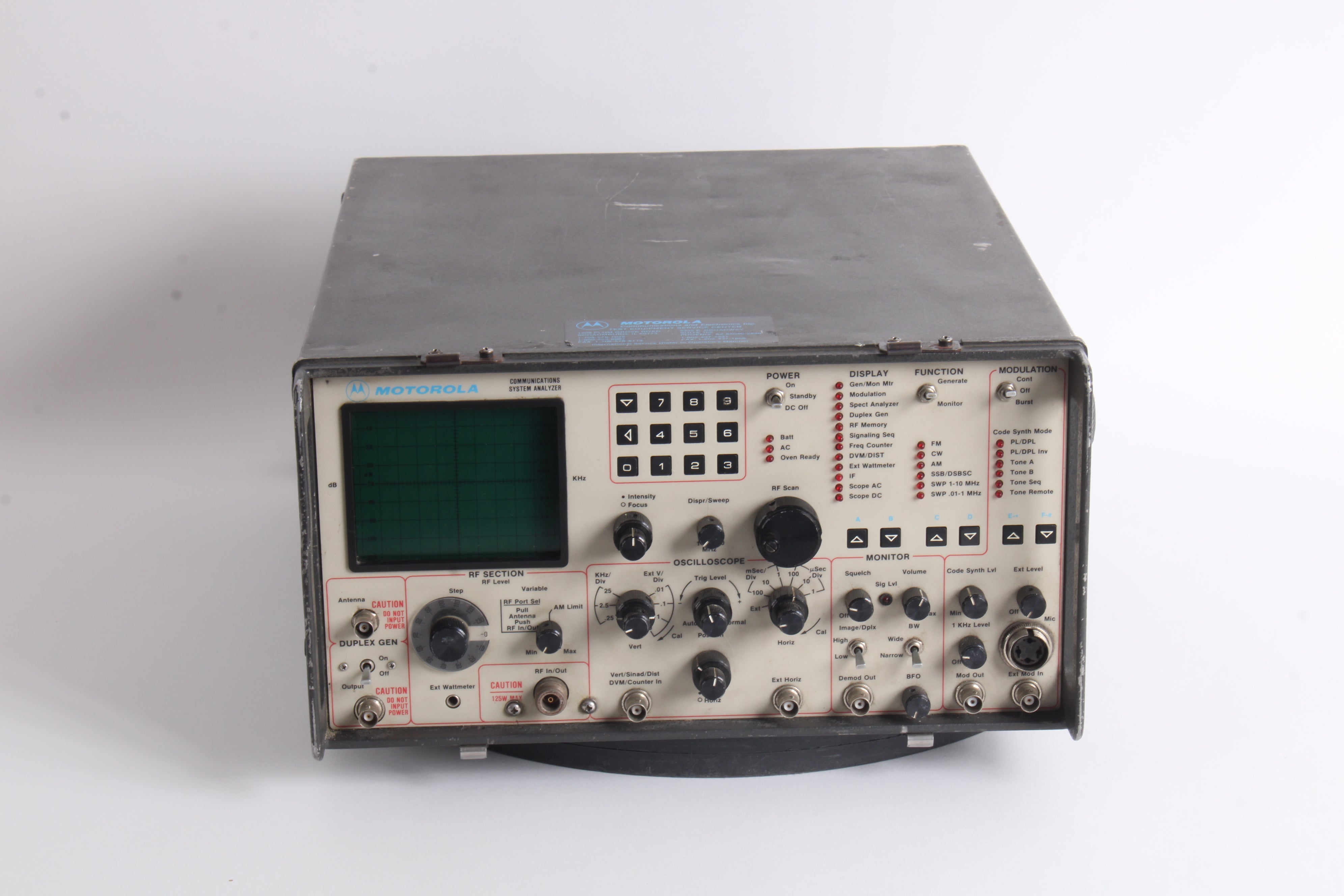 Motorola R2200 Motorola R2001D/HS Communications System Analyzer Service Monitor W/ P ...