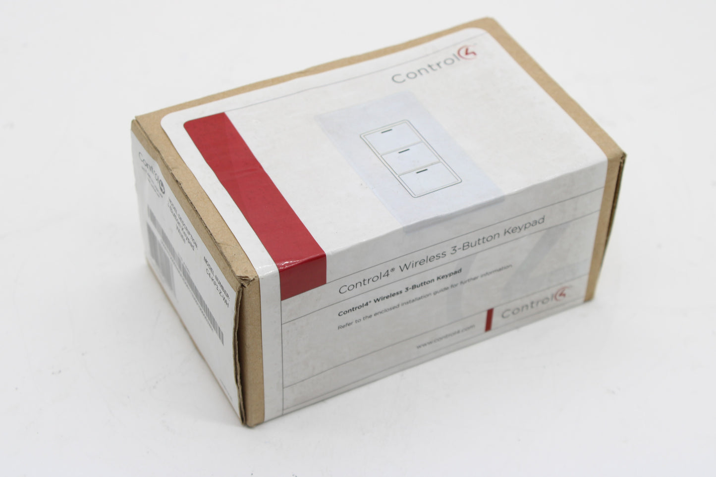 Control4 C4-KP3-Z-WH 3 Button Keypad, White 876389004997 - NEW – NTC Tech