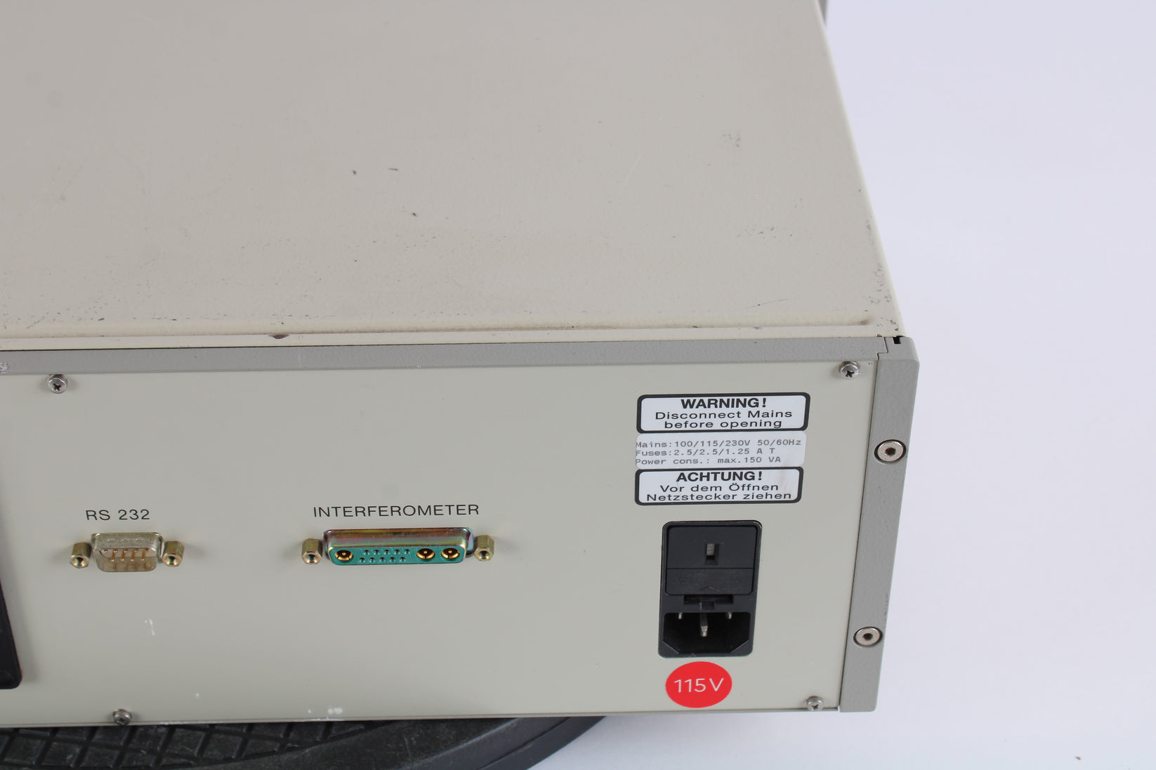 Polytec Fiber OFV2802 Interferometer Laser Doppler Vibrometer W/ Power