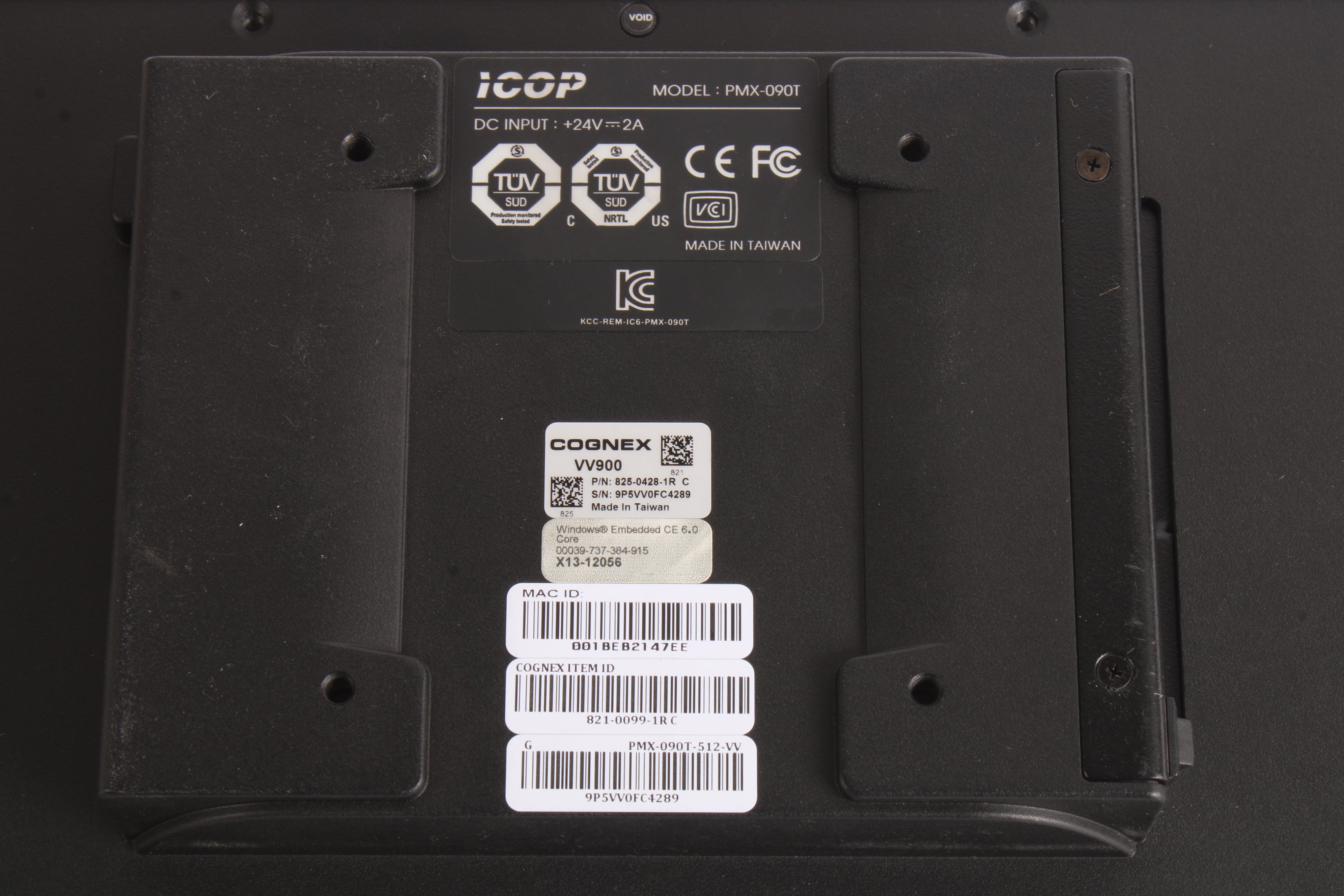 Cognex PMX-090T-512-VV Industrial Display VV900, PMX-090T 9