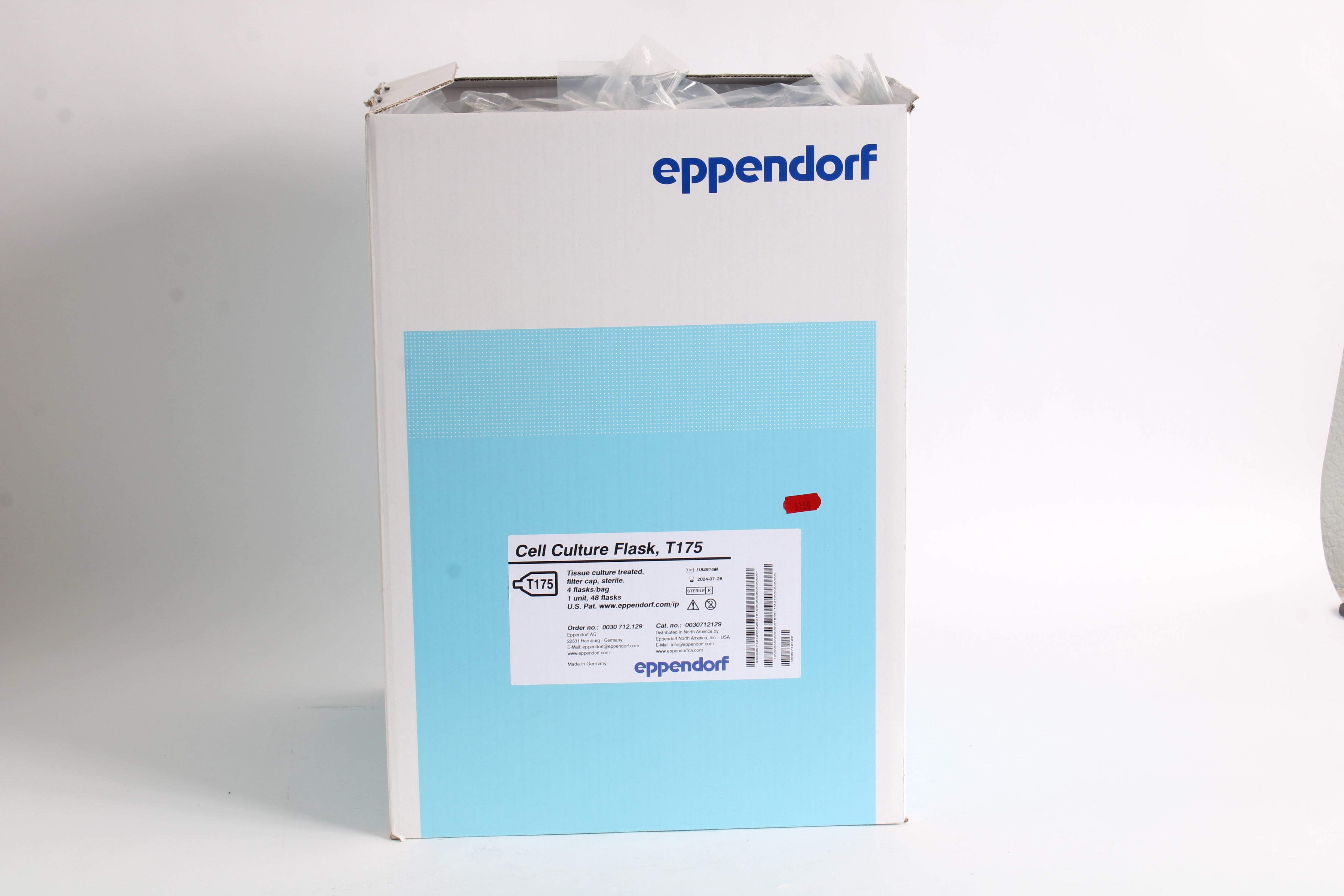 T175 Eppendorf T175 Cell Culture Flask (Tissue Culture Sterile) Qty 48 - Ne ...