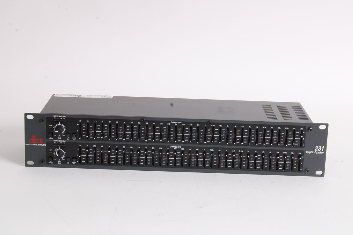 DBX 231 Dual Channel 31-Band Graphic Equalizer – NTC Tech