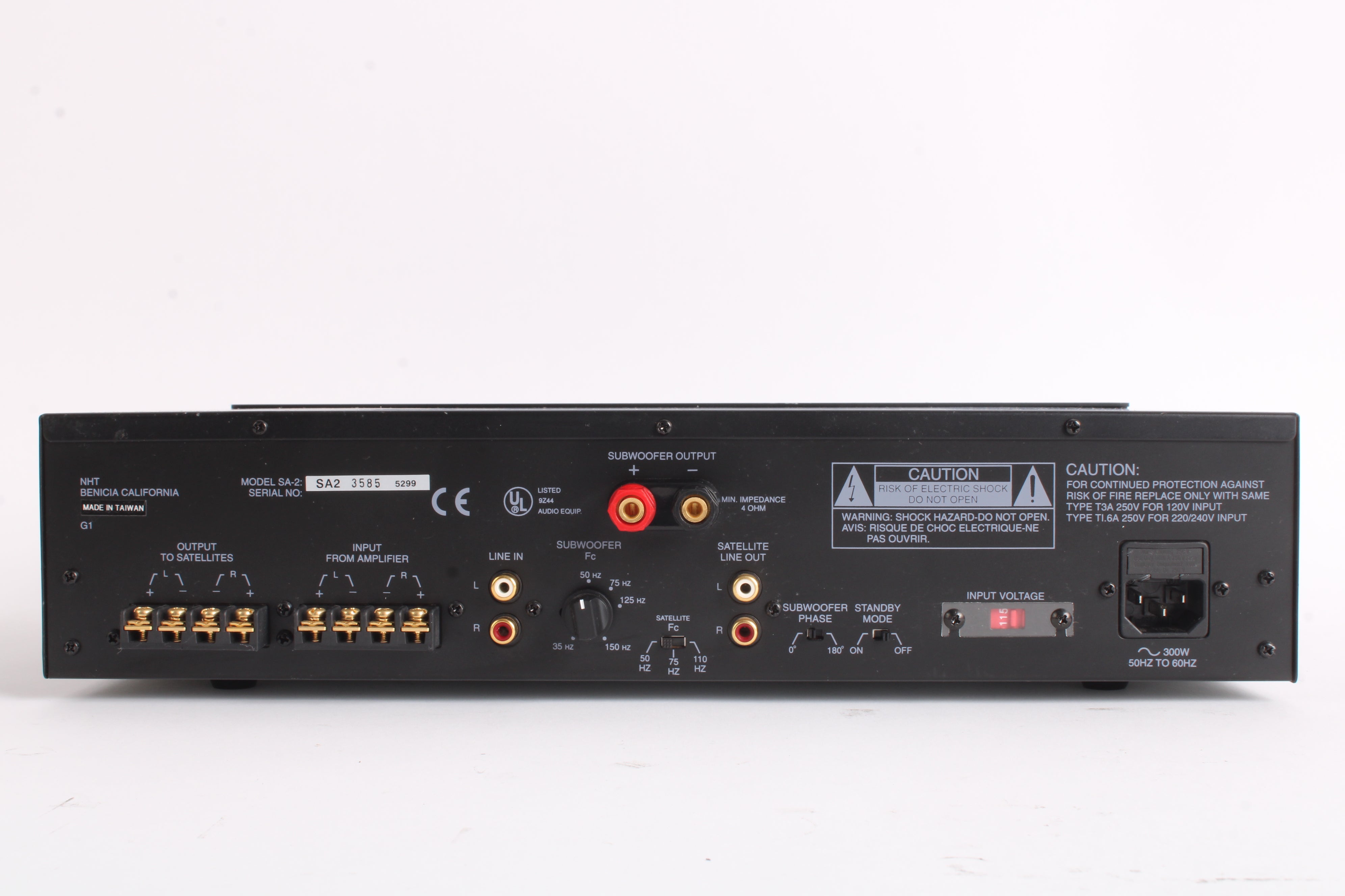 NHT SA-2 Monaural Class G subwoofer Amplifier / AMP - 120 watts