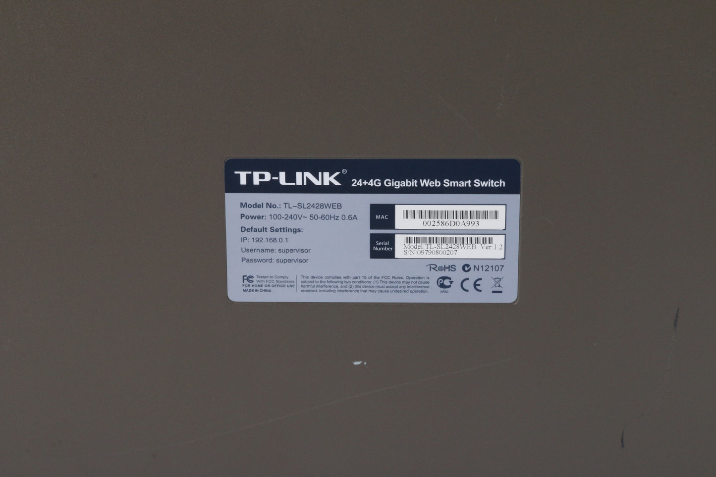 TP-LINK TL-SL2428WEB 24+4G Gigabit Web Smart Switch – NTC Tech