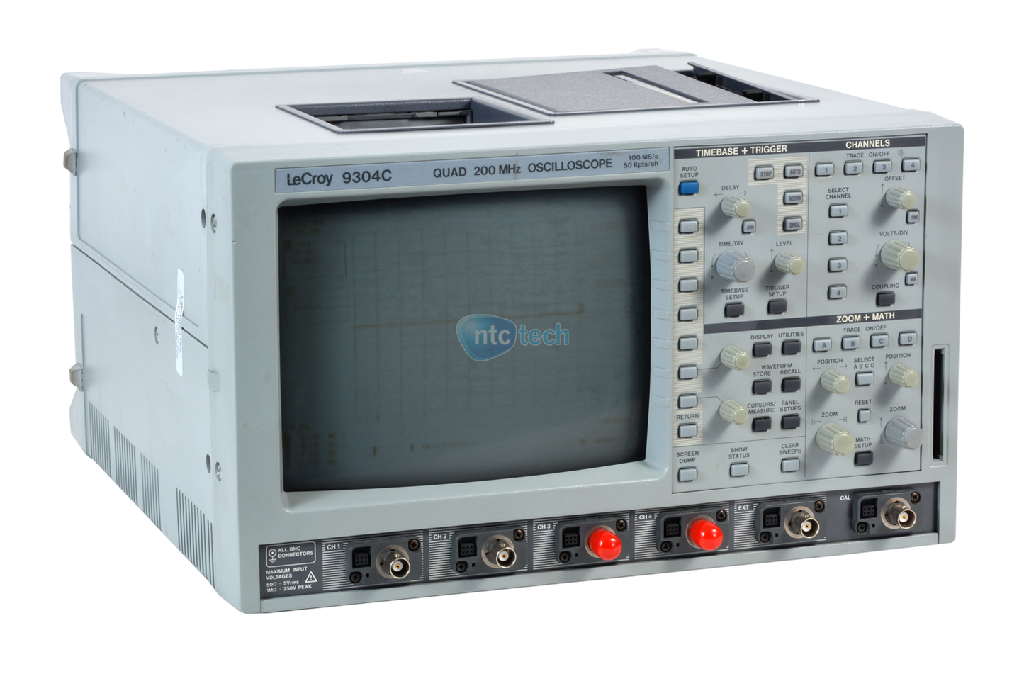 LeCroy 9304C Quad Channel 200 MHz Oscilloscope 100MS / S 50 Kpts / Ch ...
