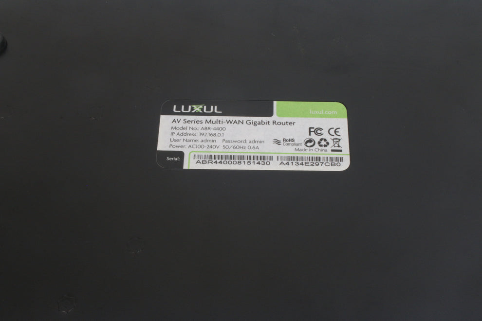 Luxul ABR-4400 AV Series Multi-WAN Gigabit Router – NTC Tech