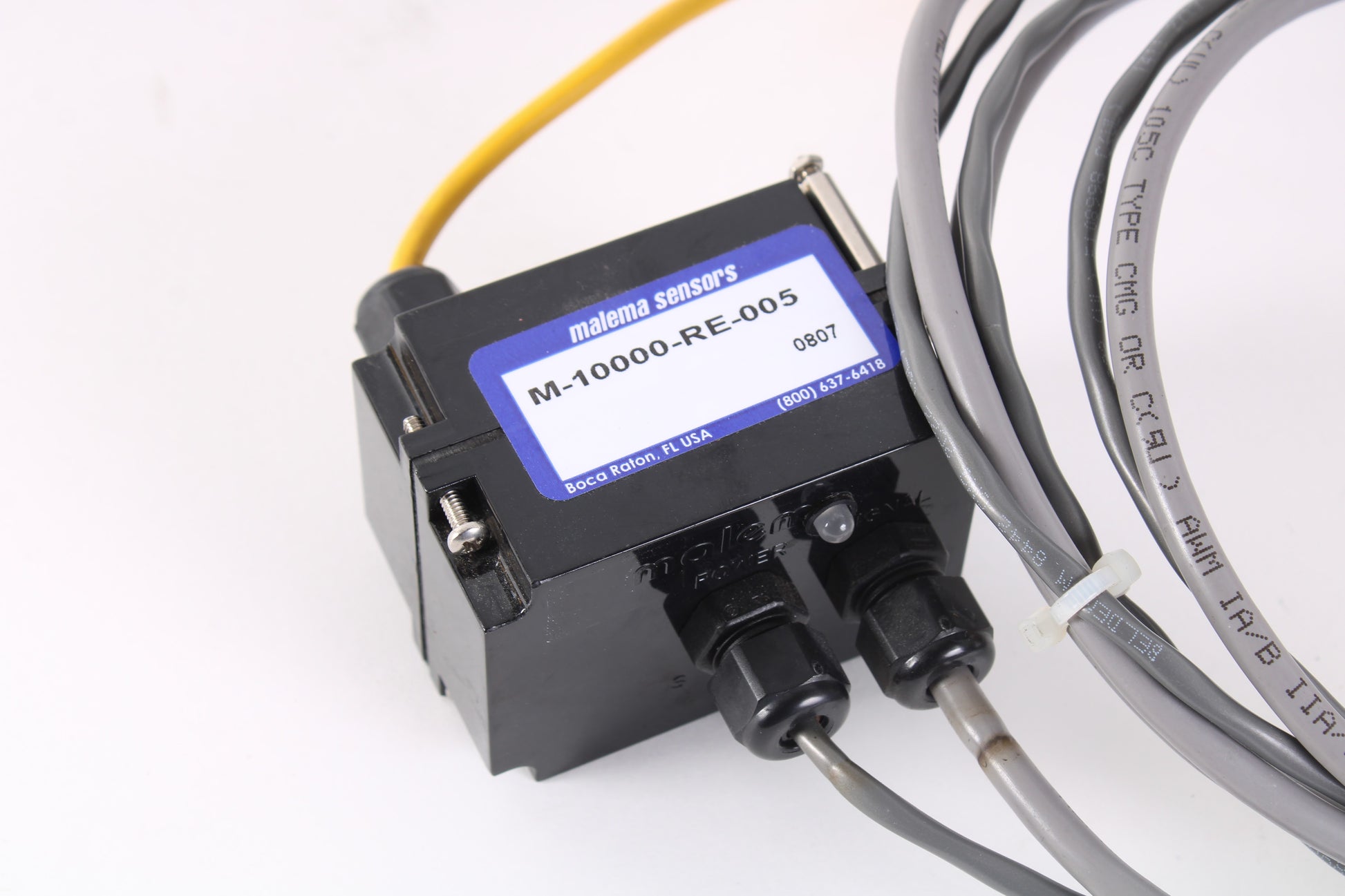 Malema Sensors M10000RE005 Cable Assembly Flow Sensor NTC Tech