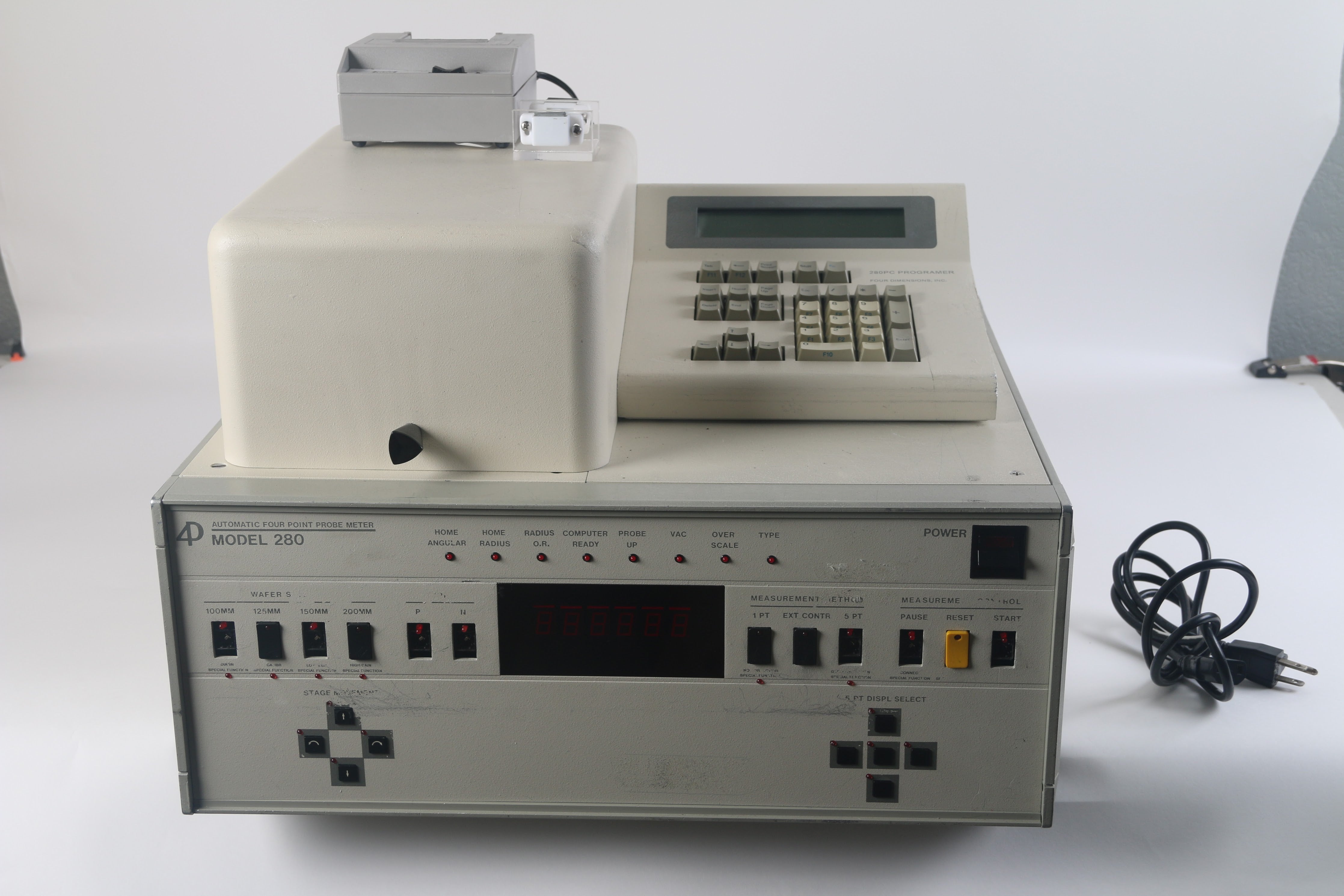 4D / Four Dimension 280 Automatic Four Point Probe Meter W/ 280PC Prog ...