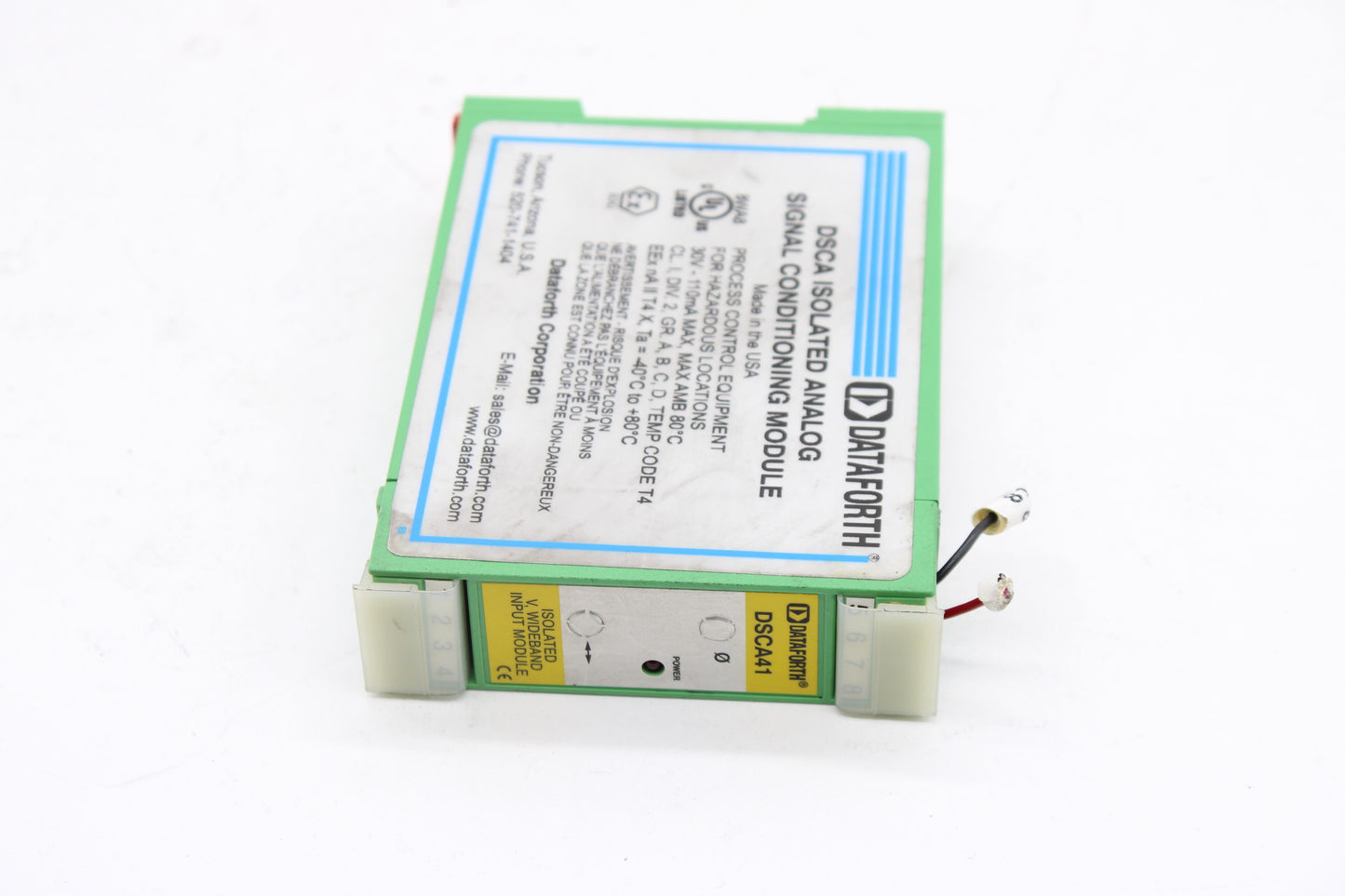 Dataforth DSCA41 Wideband Input Module High-Precision Signal Acquisiti ...