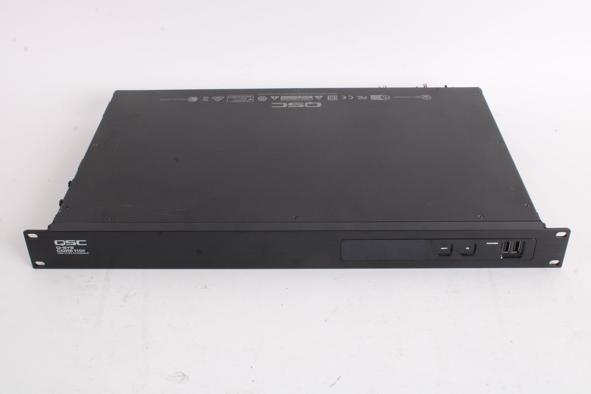QSC Q-SYS Core 110f USB/ Flex Channels I/O Audio Signal Processor – NTC ...