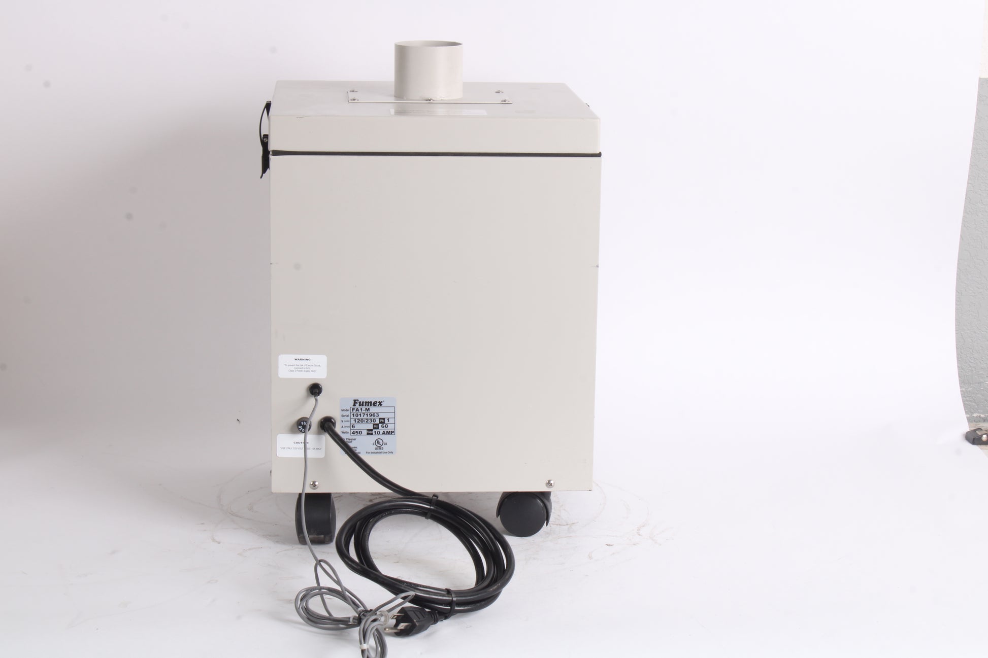 Fumex FA1M Mini Standard Filter Filtration HardWired Power Cord