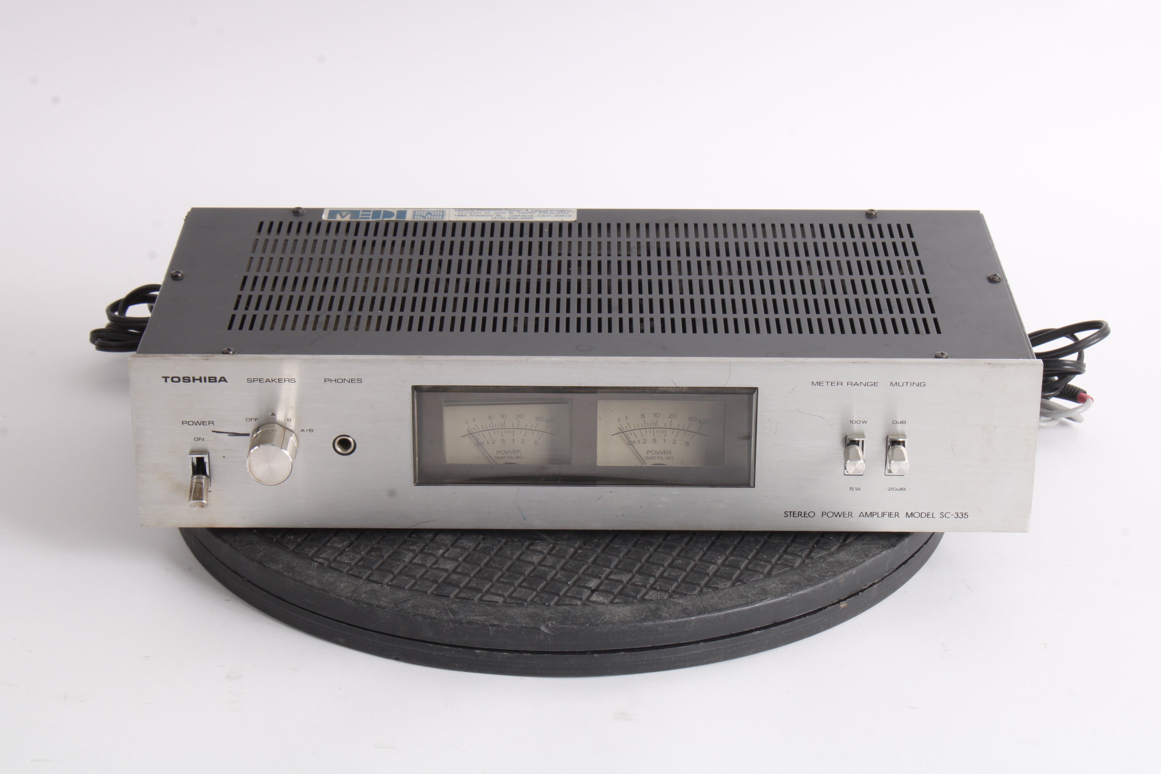 Toshiba SC-335 Stereo Power Amplifier - Fair Condition – NTC Tech