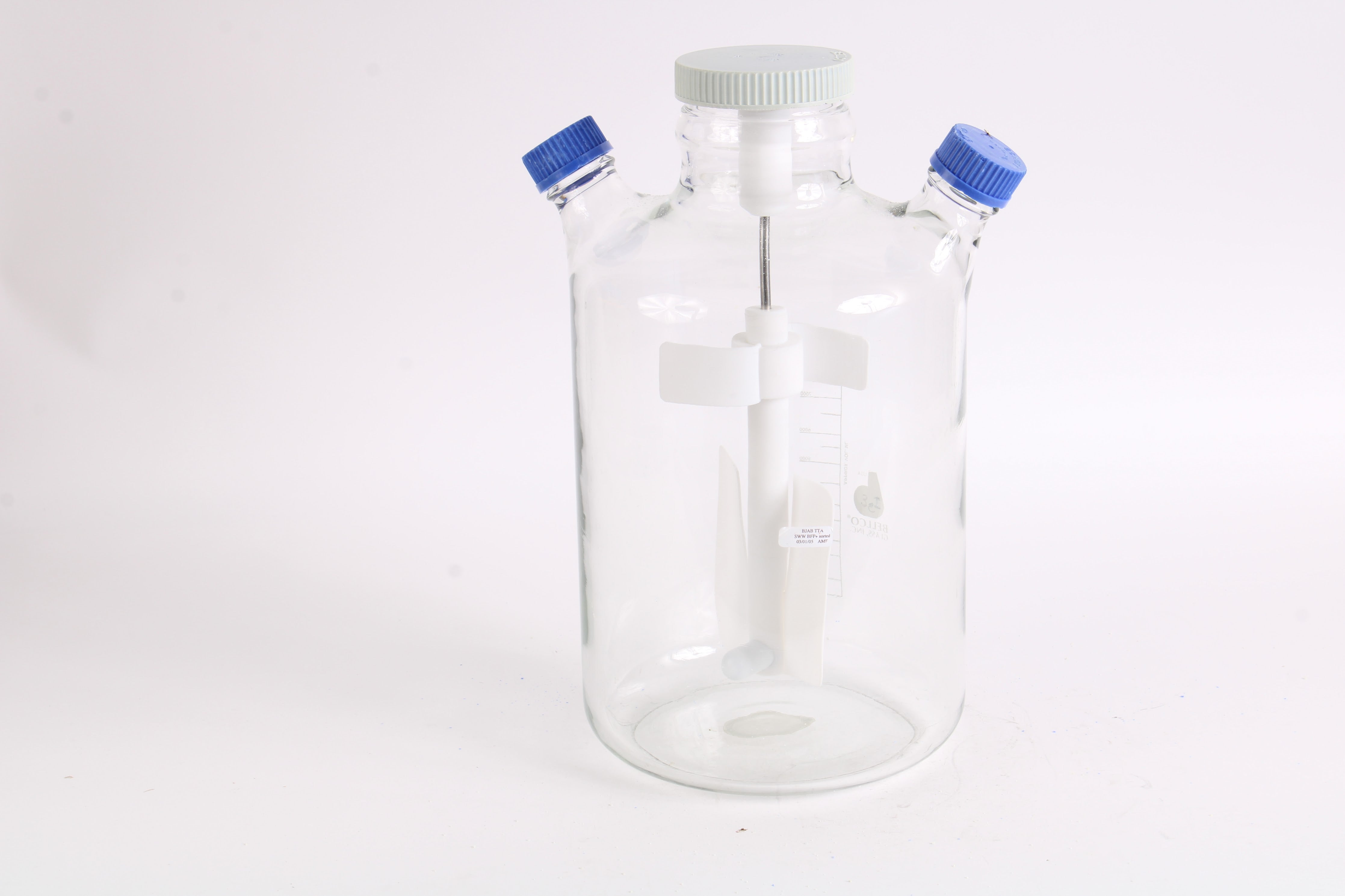 Bellco 8000mL MicroCarrier Culture Spinner Flask With Stirrer and Shaf