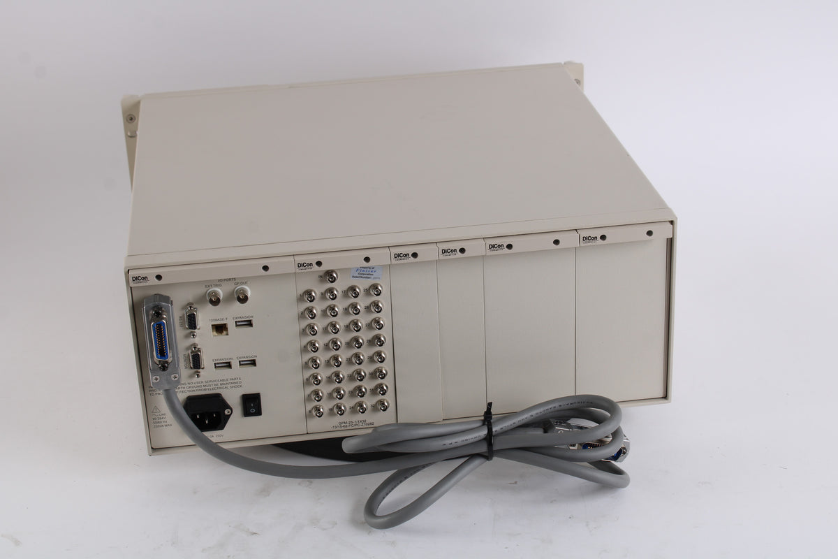 Dicon Racks Telecom Dicon GP750 Fiber Optic Test Platform W/ Dicon Card and DDK 408JE Cabl ...