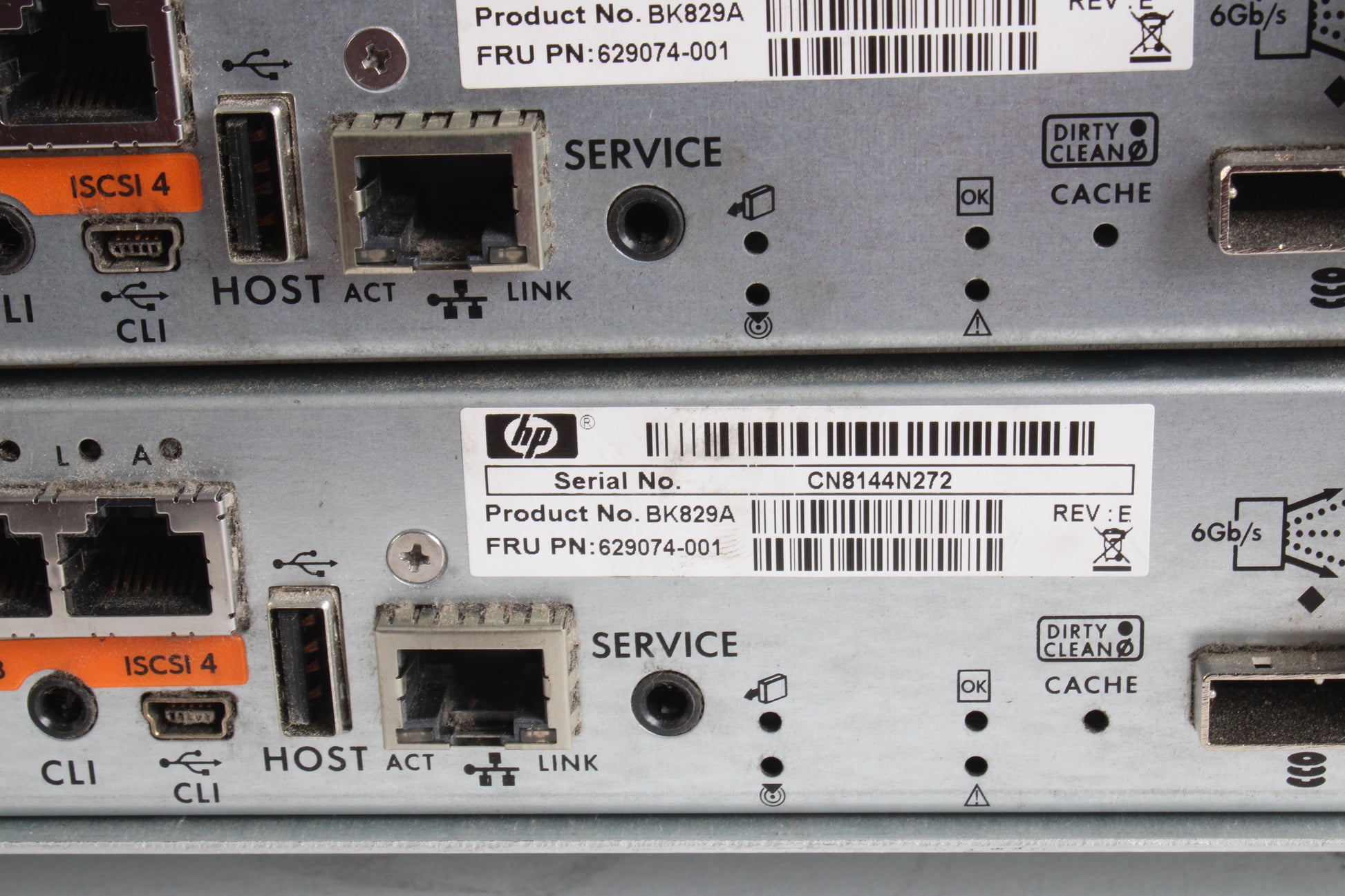 HP StorageWorks P2000 G3 iSCSI MSA Dual Controller SFF Disk Array W/ 2 ...