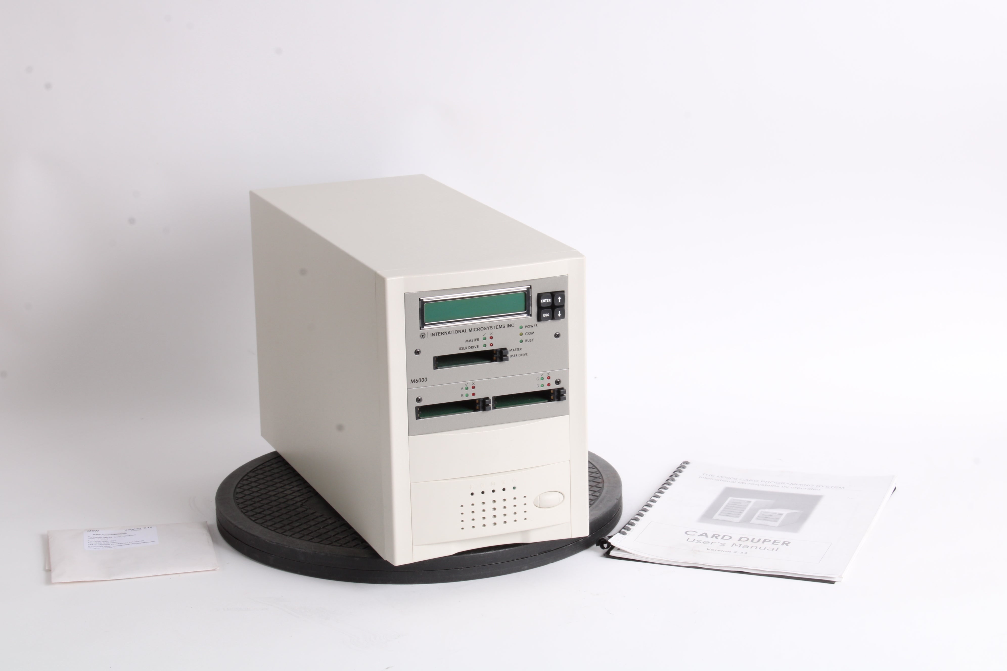 Master Computer 6000 International Microsystems M6000 Card Programming System W/ Manual and ...